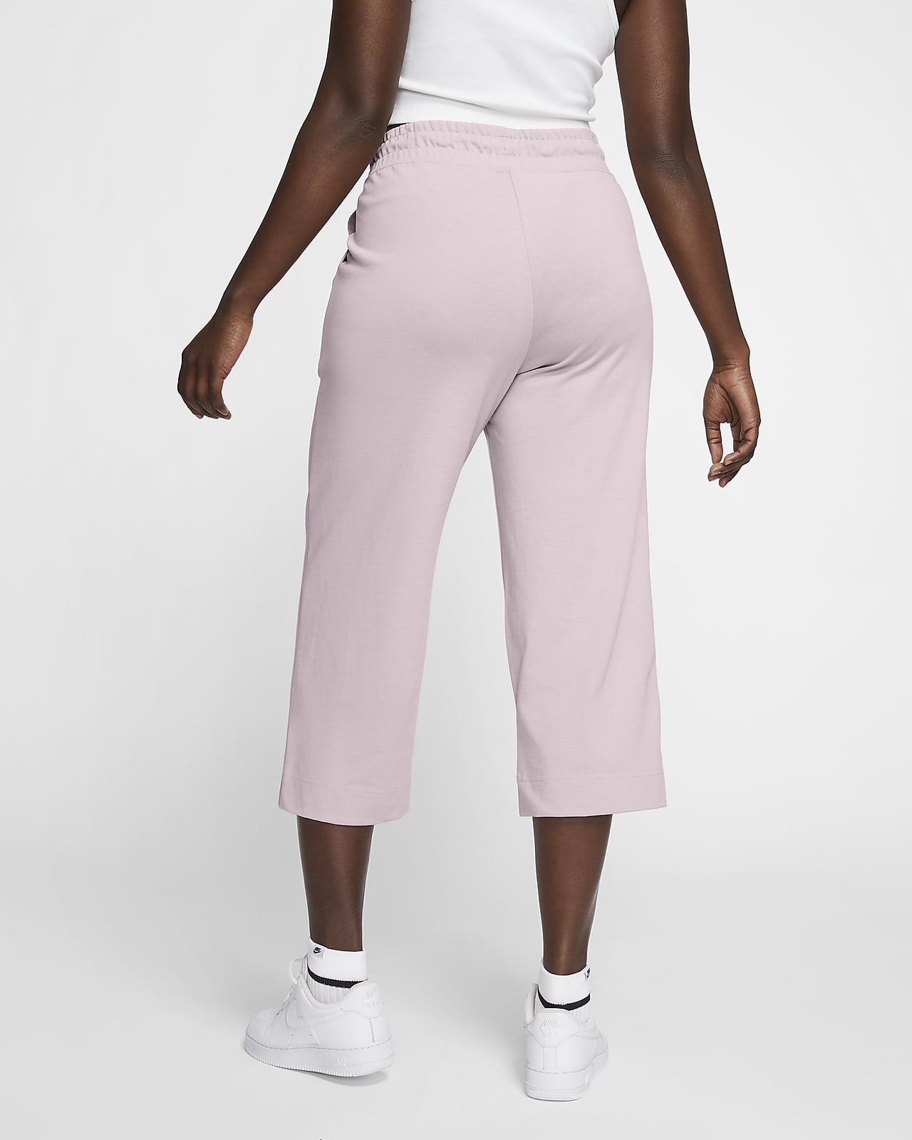 Nike jersey capri pants in pink