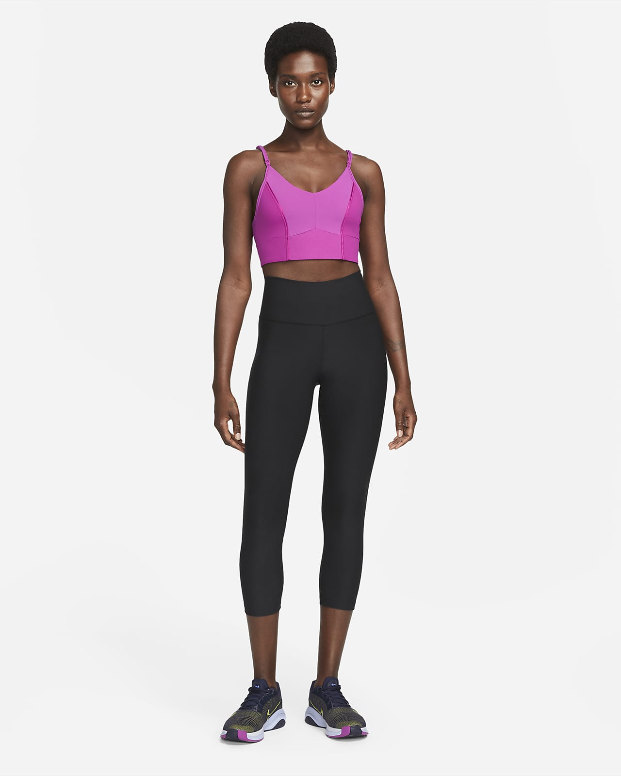 Nike Yoga DriFIT Indy Women's LightSupport Padded Longline Sports Bra