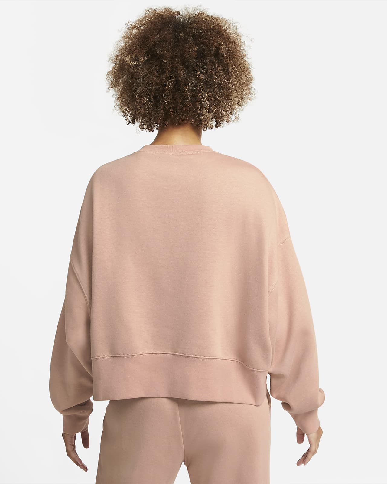 Nike Sportswear Collection Essentials Sudadera de chándal con cuello  redondo oversize de tejido Fleece - Mujer. Nike ES