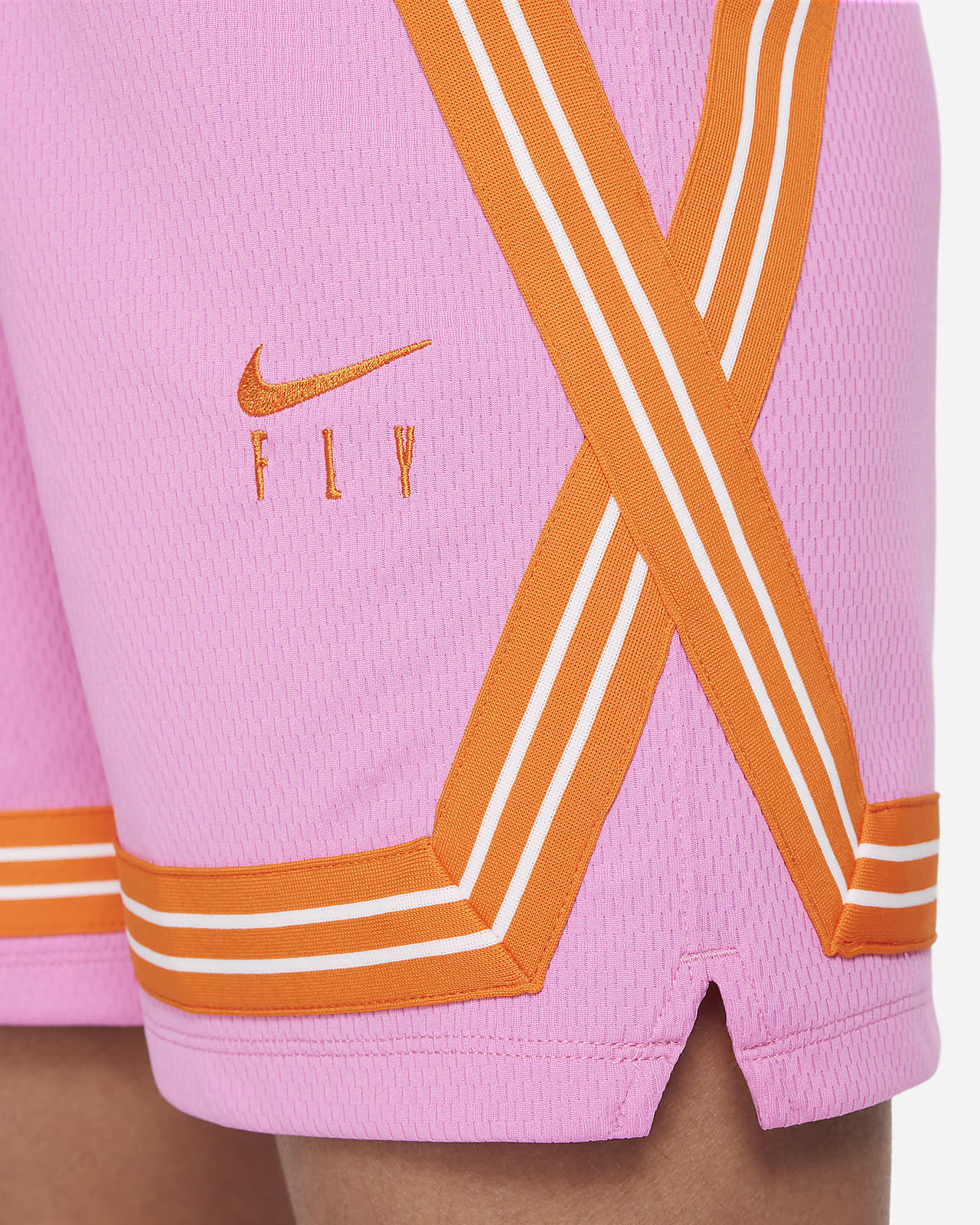 Nike, Shorts, Nike Fly Drifit Womens Pink Basketball Shorts Size S