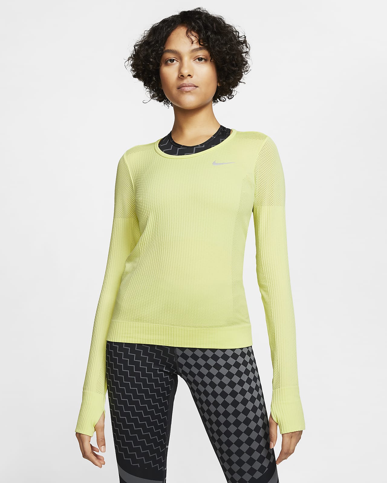 nike running top long sleeve women's