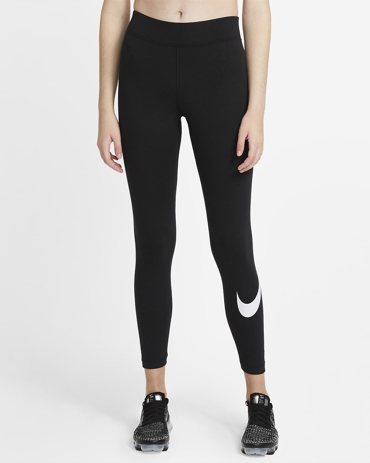 conjunto Hecho de rodear Nike Sportswear Essential Women's Mid-Rise Swoosh Leggings. Nike.com