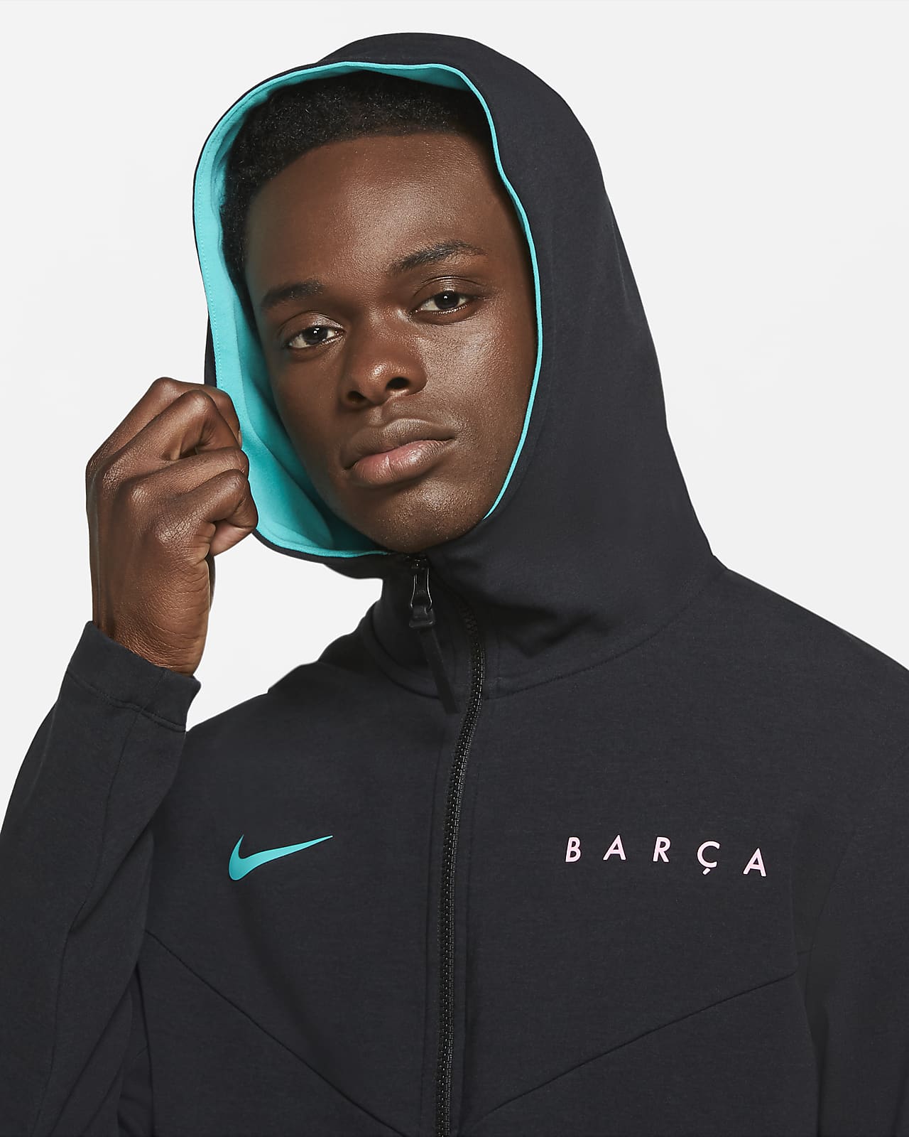 barcelona hoodie nike