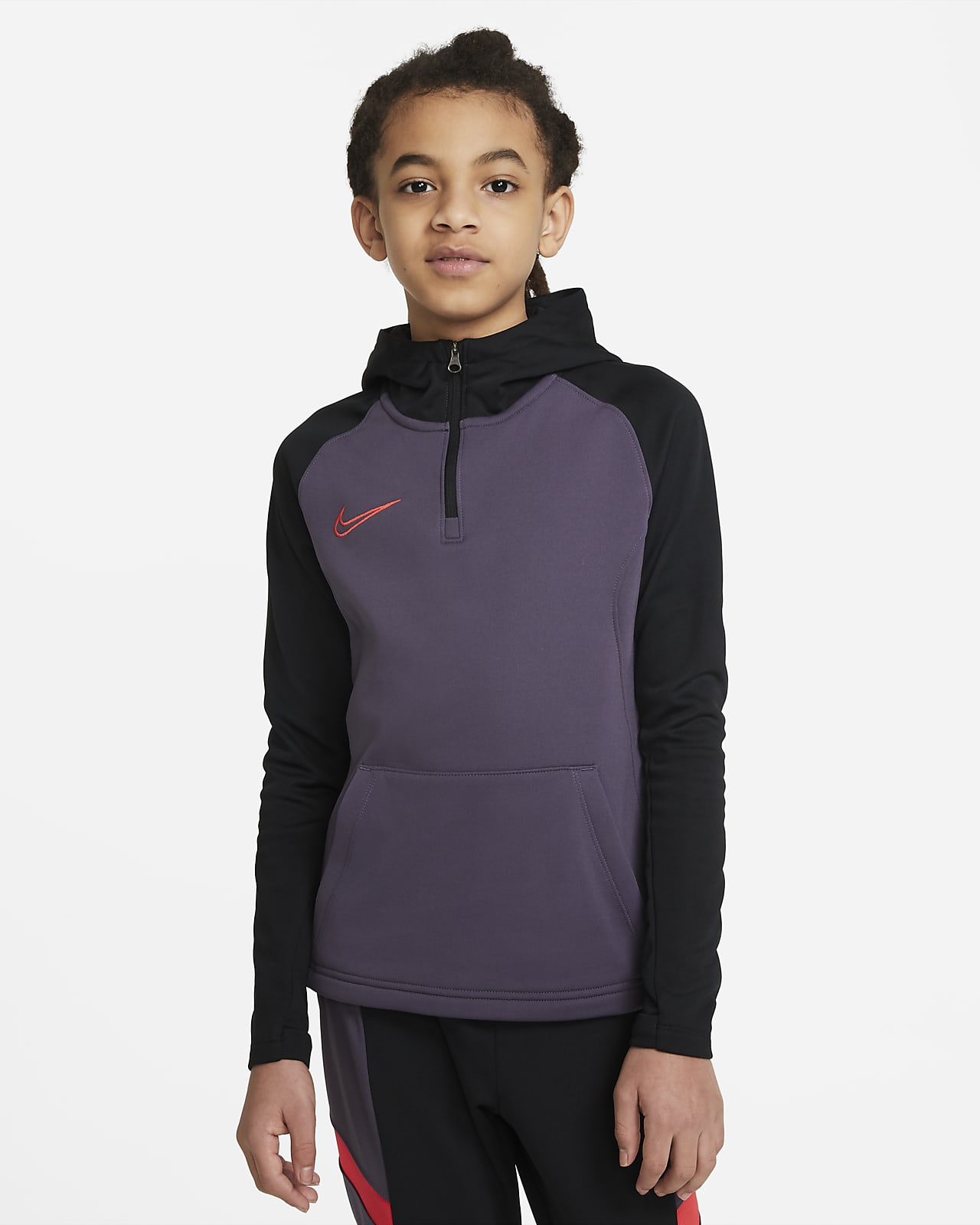 Nike公式 ナイキ Dri Fit アカデミー ジュニア 1 4 ジップ サッカー ドリルパーカー オンラインストア 通販サイト