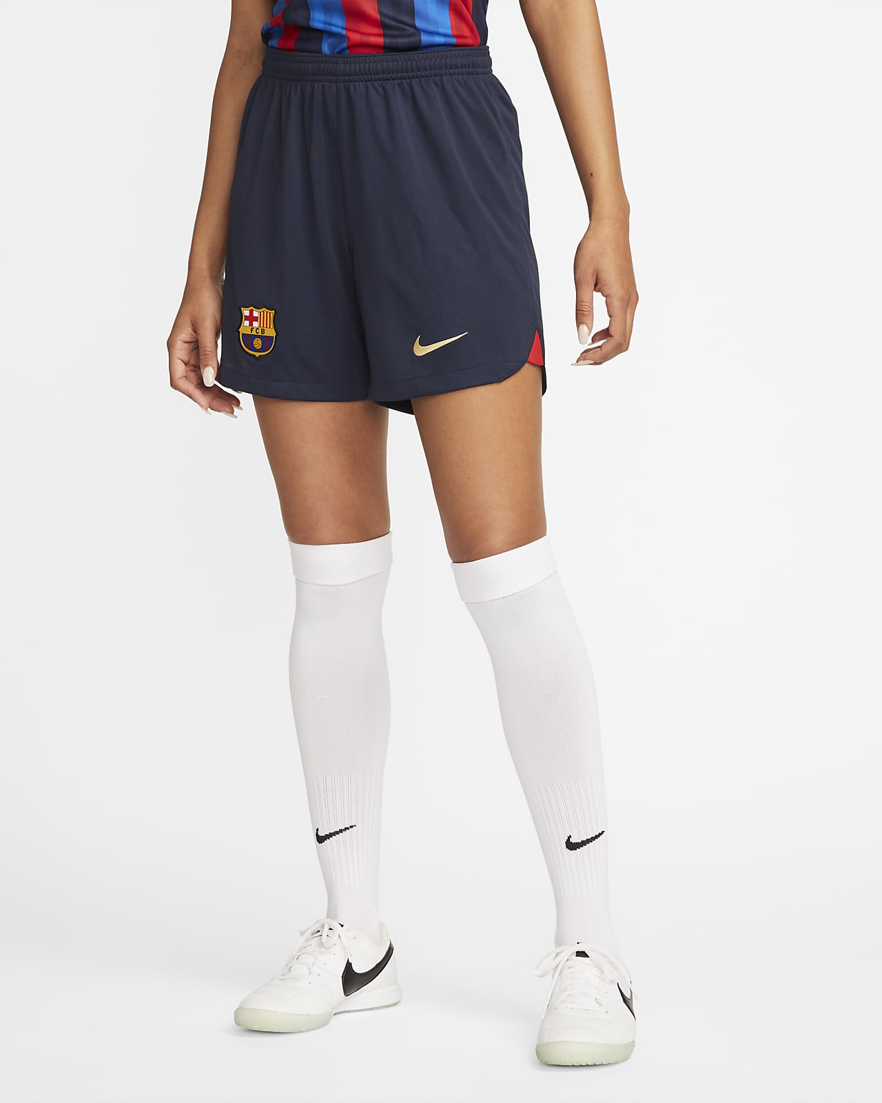 Íncubo abogado aprobar Primera equipación Stadium FC Barcelona 2022/23 Pantalón corto de fútbol  Nike Dri-FIT - Mujer. Nike ES