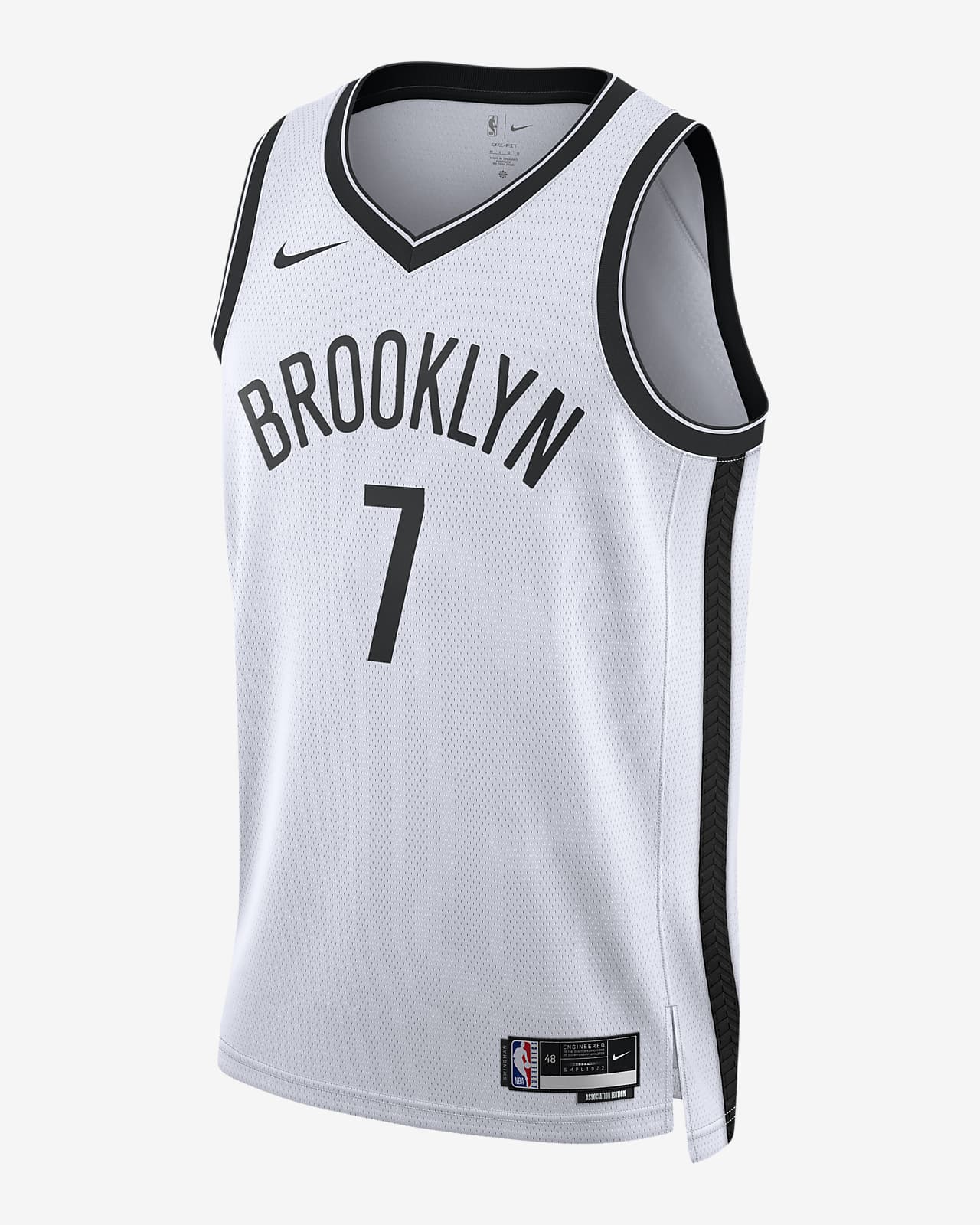 Peave achterzijde filosoof Brooklyn Nets Association Edition 2022/23 Nike Dri-FIT NBA Swingman Jersey.  Nike.com