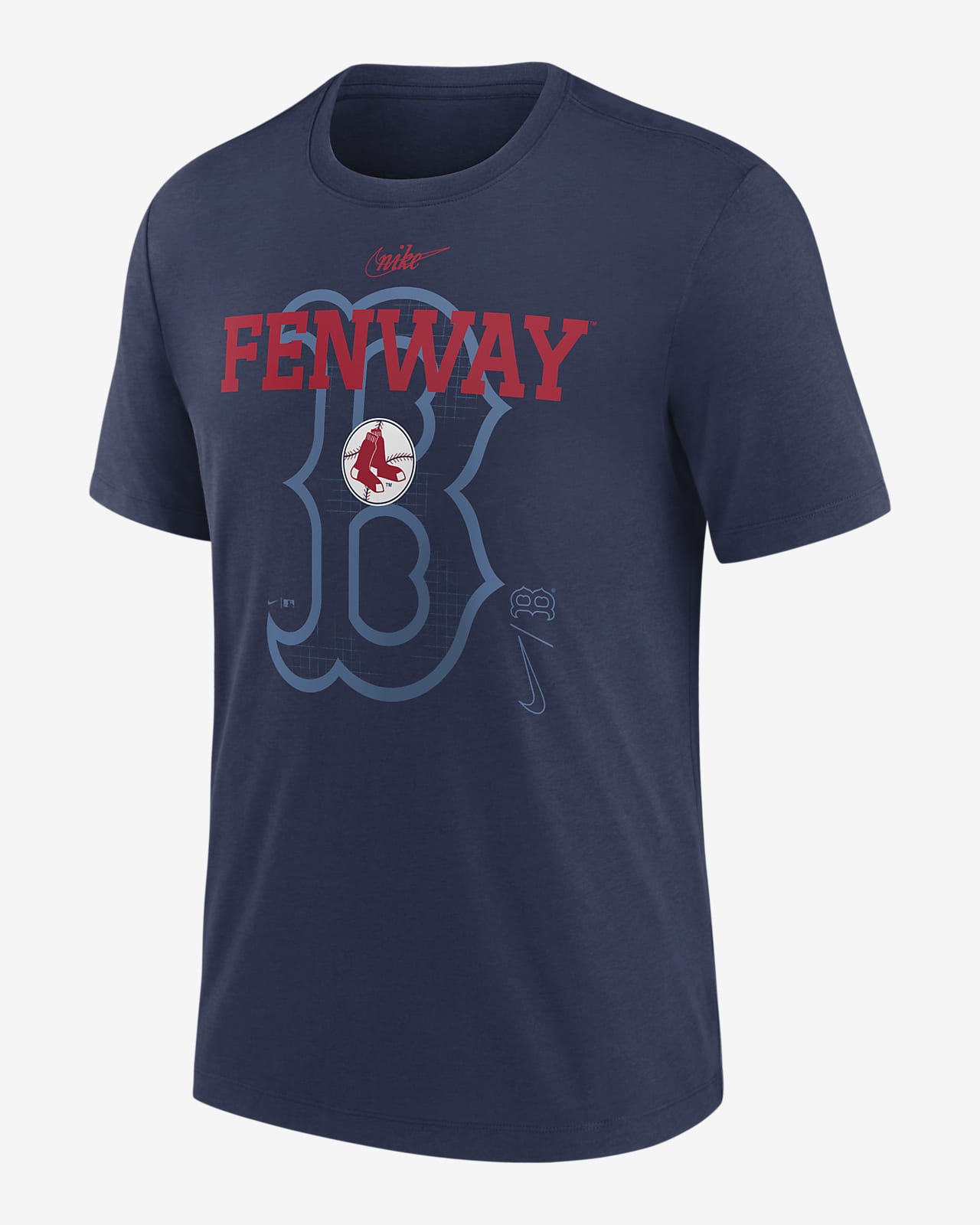 Nike Rewind Retro (MLB Boston Red Sox) Men's T-Shirt.