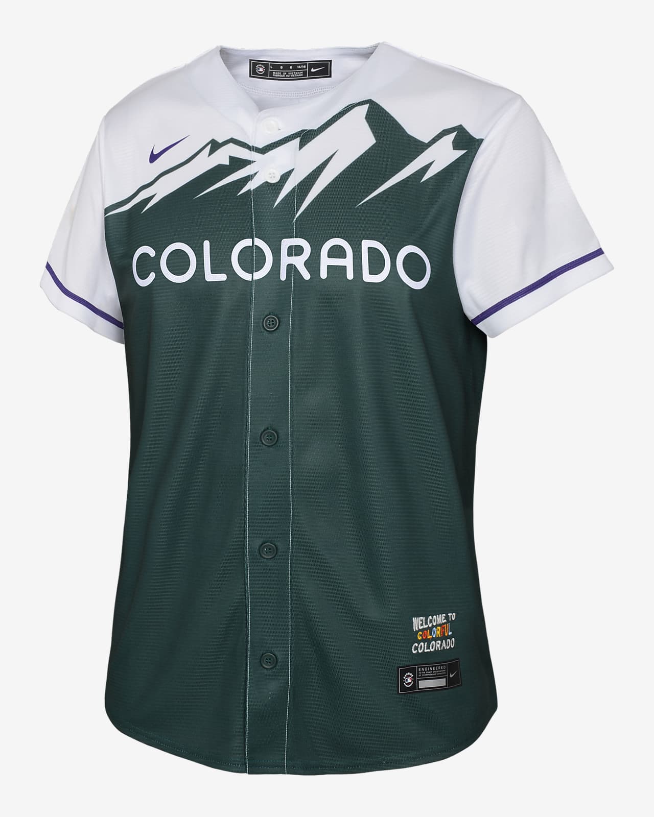 Colorado Rockies City Connect Big Kids' Nike MLB Replica Jersey
