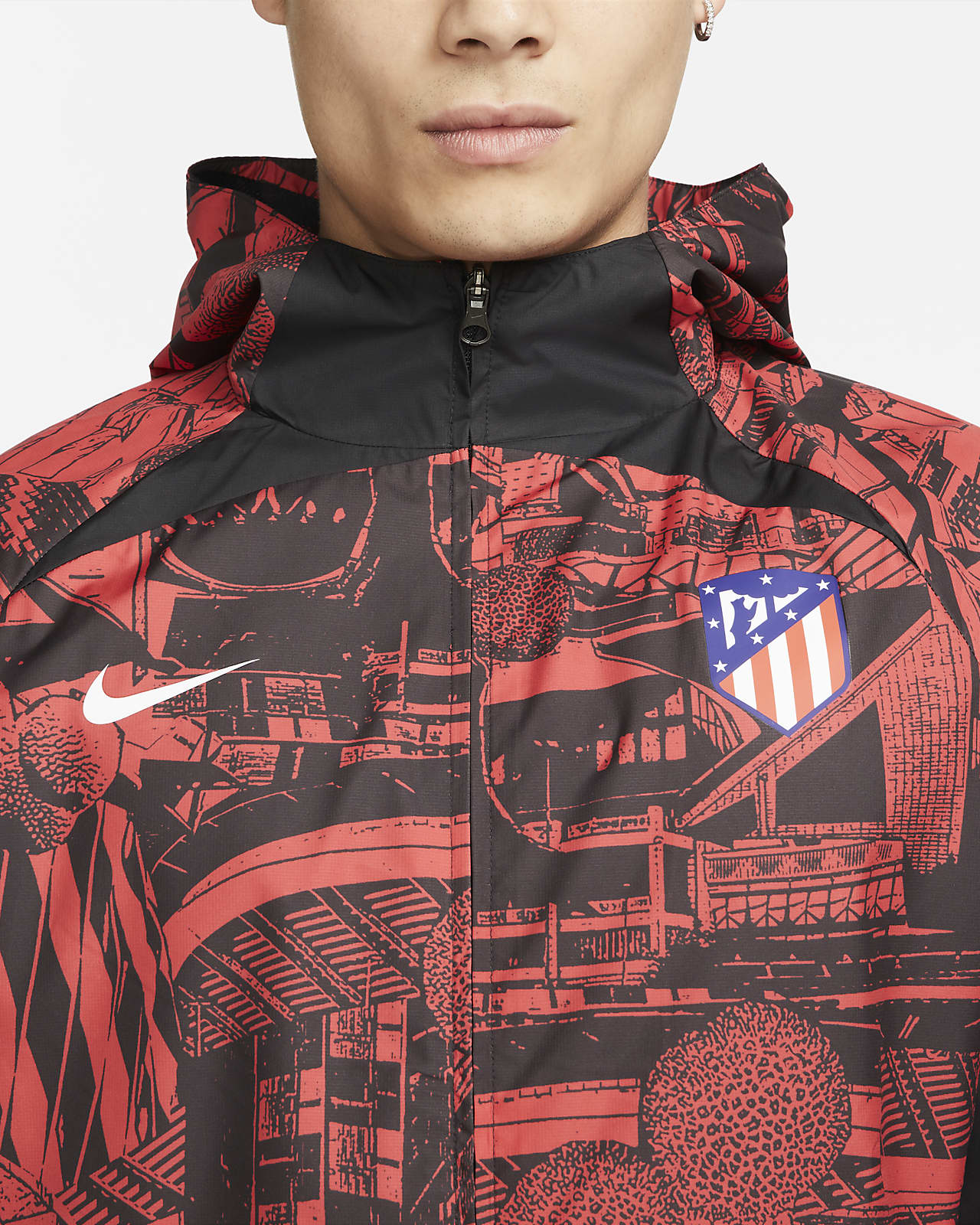 Anemoon vis arm venijn Atlético Madrid AWF Men's Soccer Jacket. Nike.com