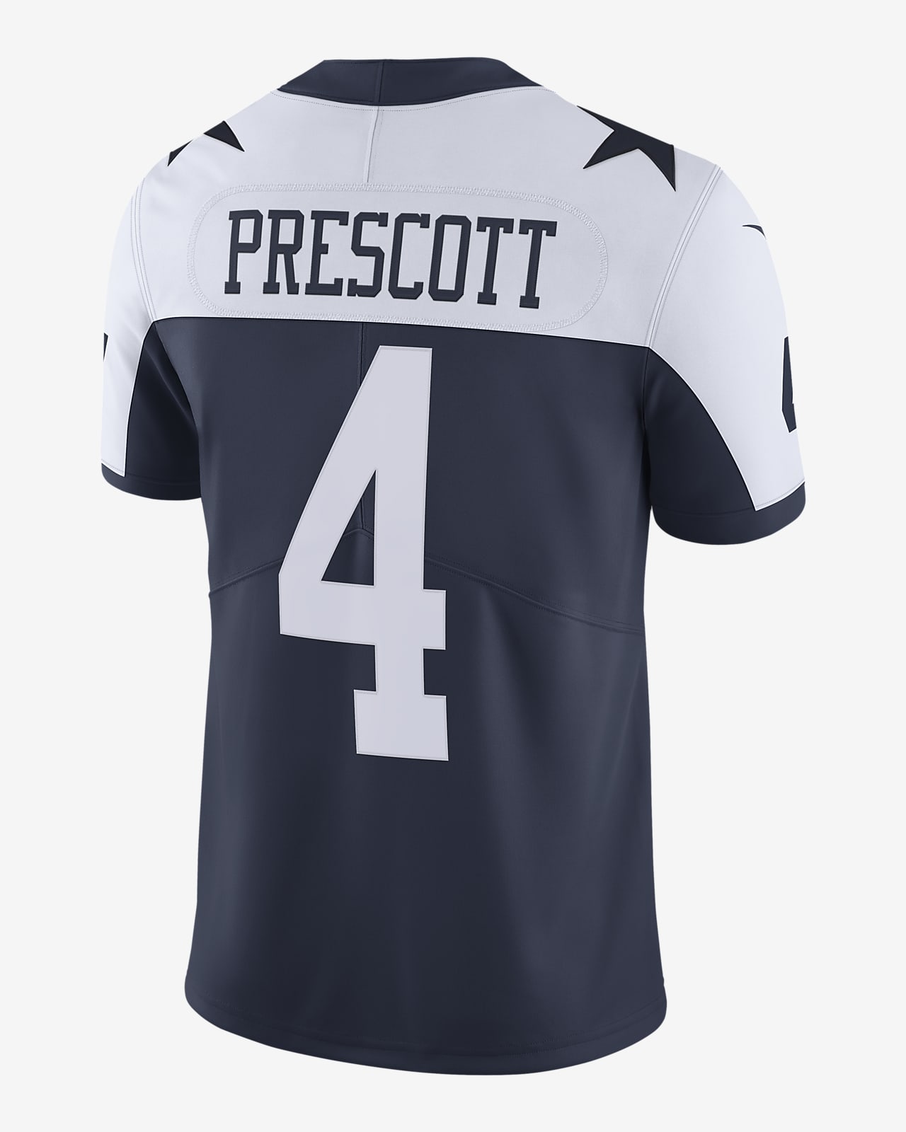 Nike Men's Dallas Cowboys Dak Prescott #4 Vapor Limited White Jersey