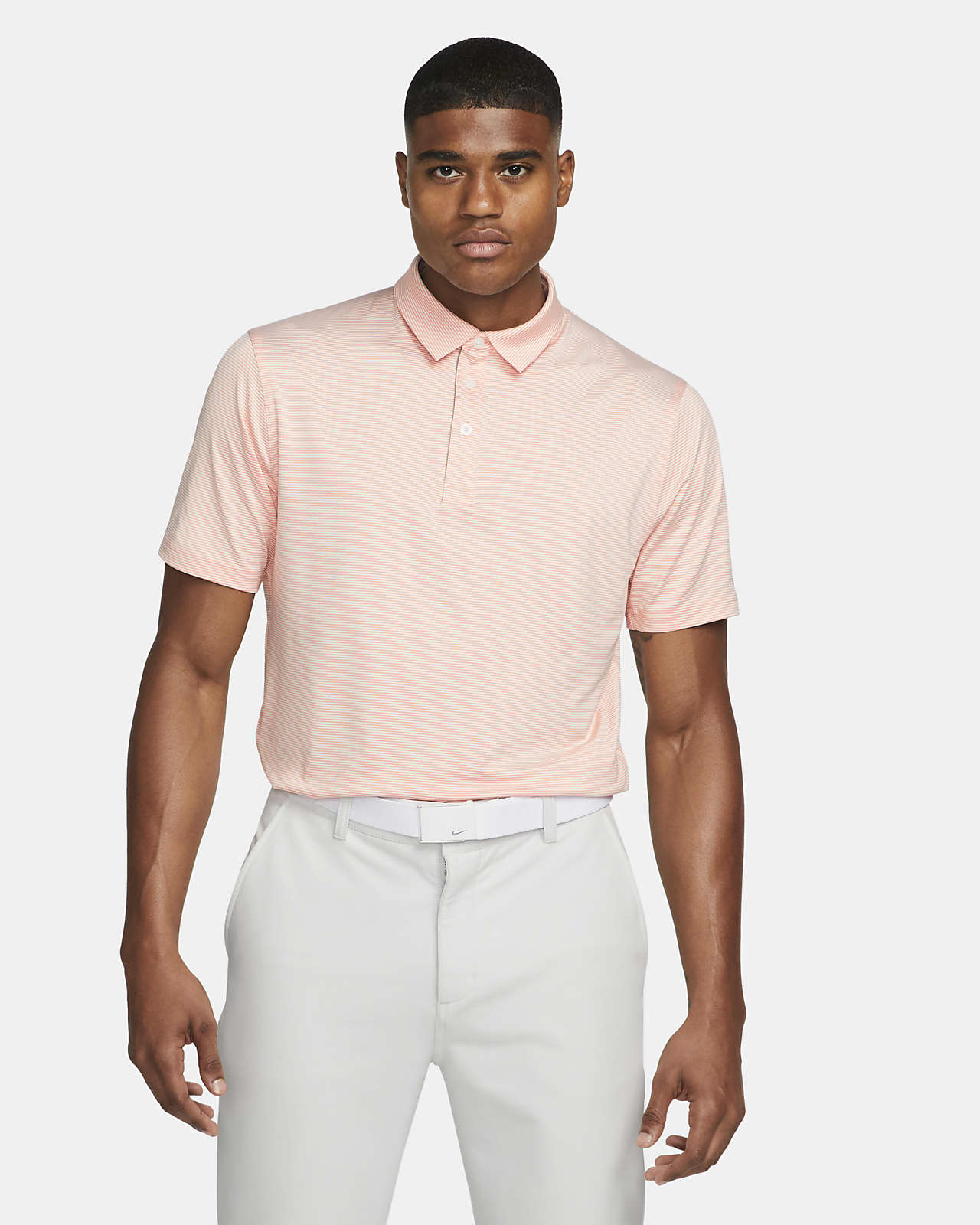 Players Cool-Stretch Men's Golf Shirt (White)