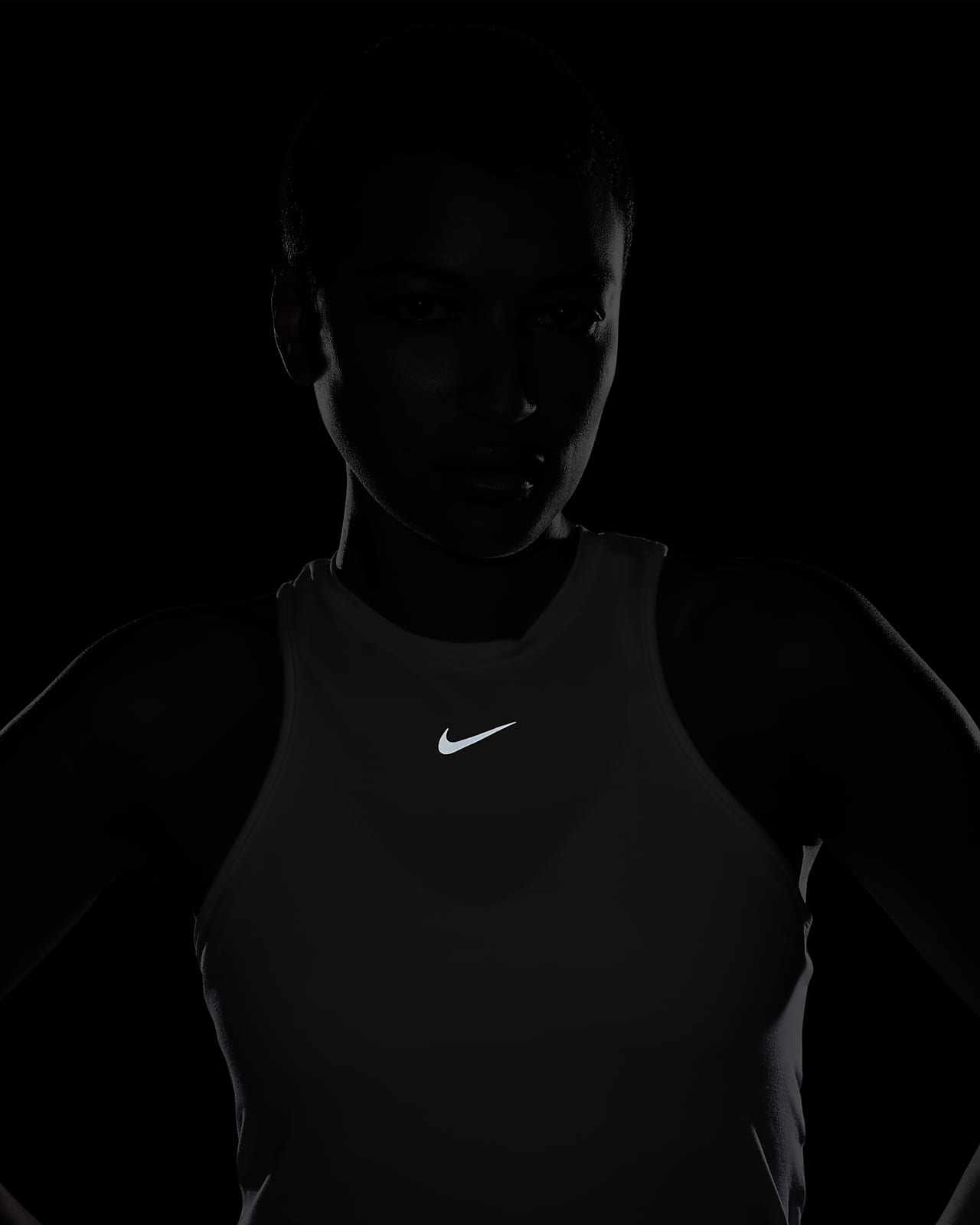 Nike Dri-FIT One Luxe Women's Cropped Tank Top.