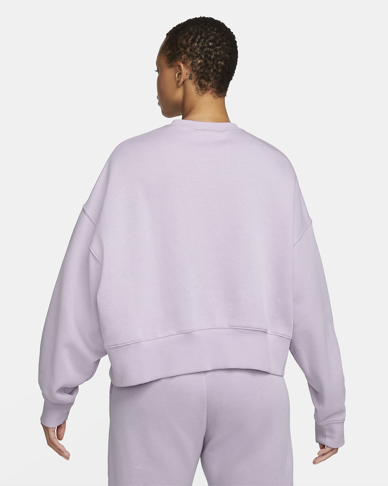 Felpa a girocollo oversize in fleece Nike Sportswear Collection Essentials  - Donna. Nike IT