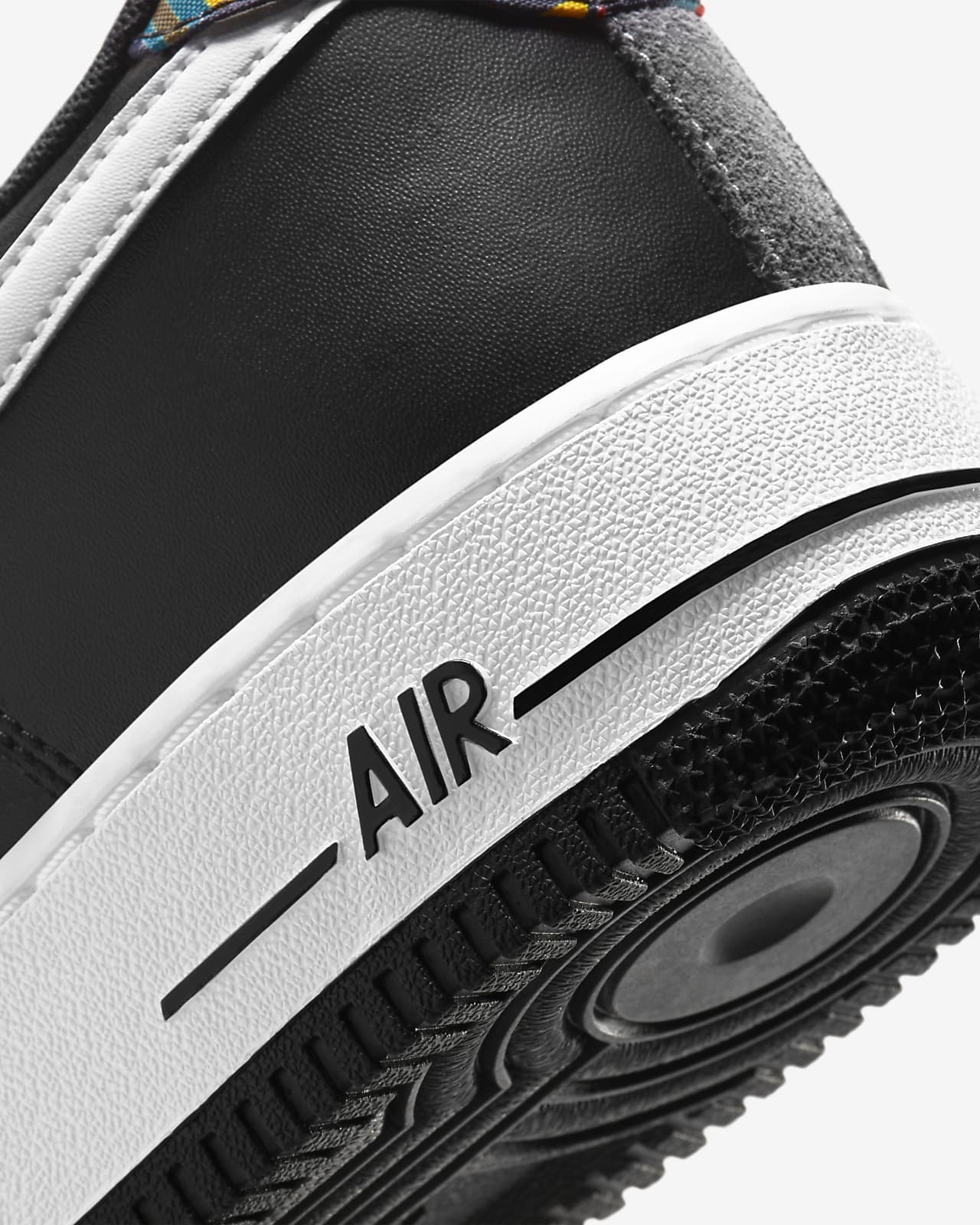 nike air force 1 black gray