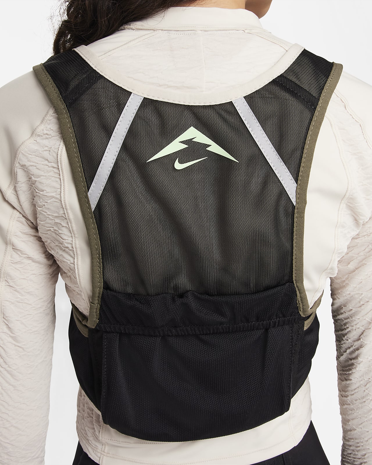  Nike Chaleco Trail Running para mujer, Aura (extra