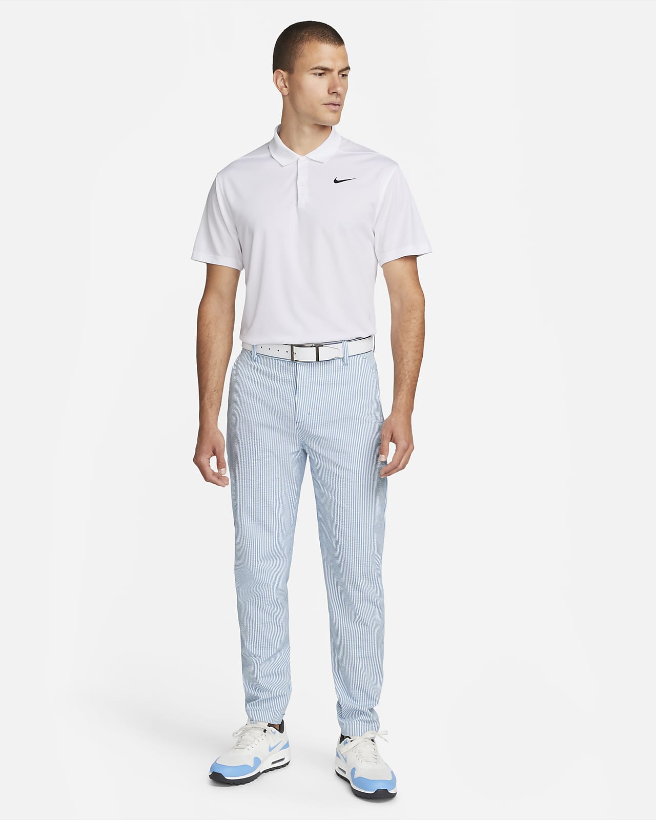 Seersucker Chino Trousers. Nike GB