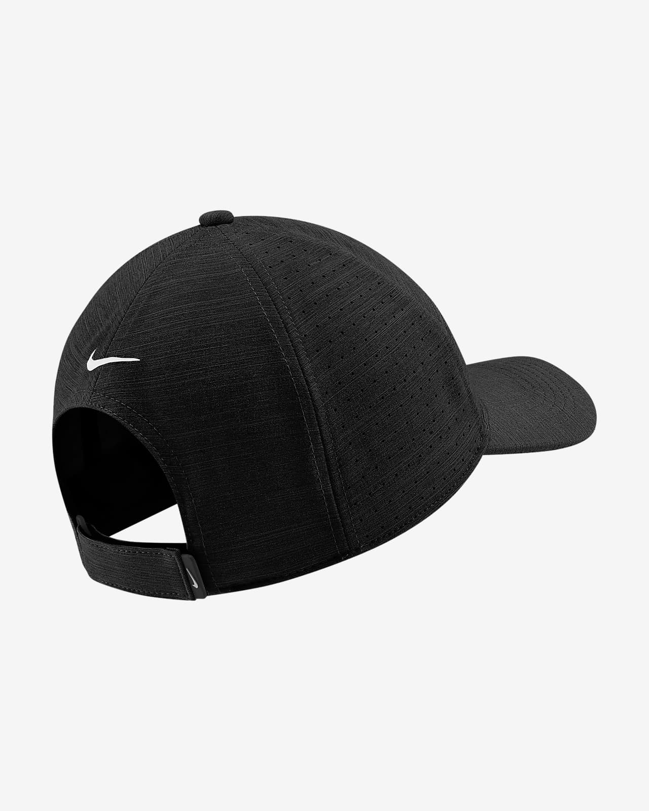 nike black golf hat