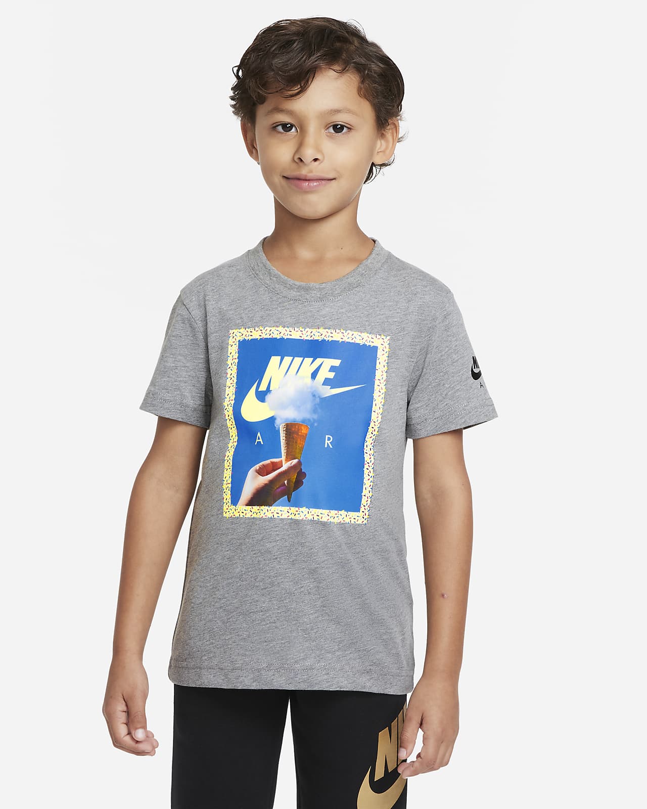 Playera para niños talla pequeña Air. Nike.com