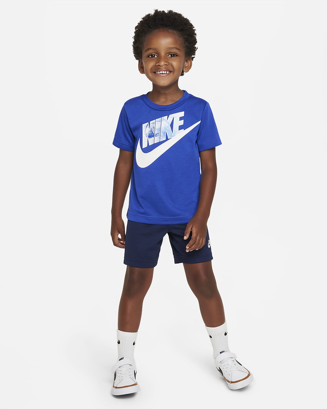 Enciclopedia fresa Lo siento Nike Conjunto de camiseta y pantalón corto - Bebé e infantil. Nike ES