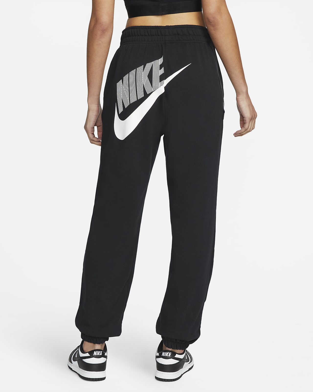Nike Sportswear Ruimvallende dansbroek van fleece voor dames. Nike NL