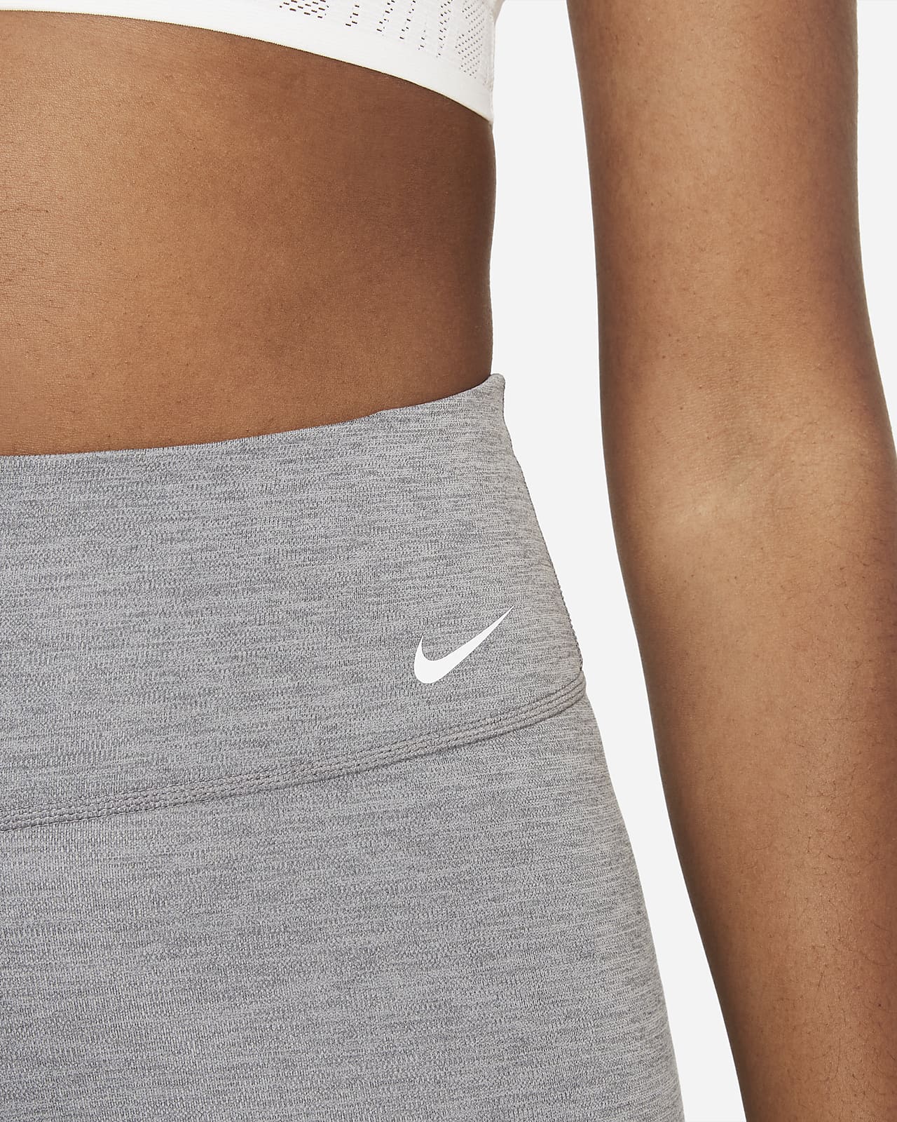 nike one mid rise shorts