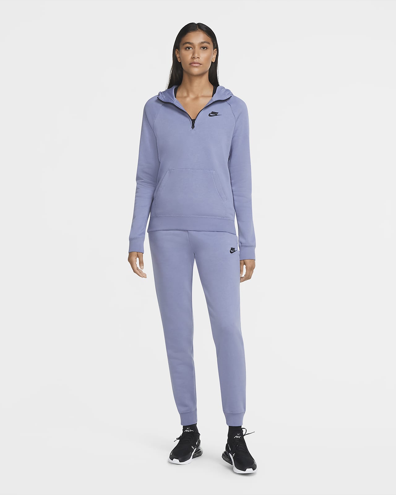 womens grey nike zip up