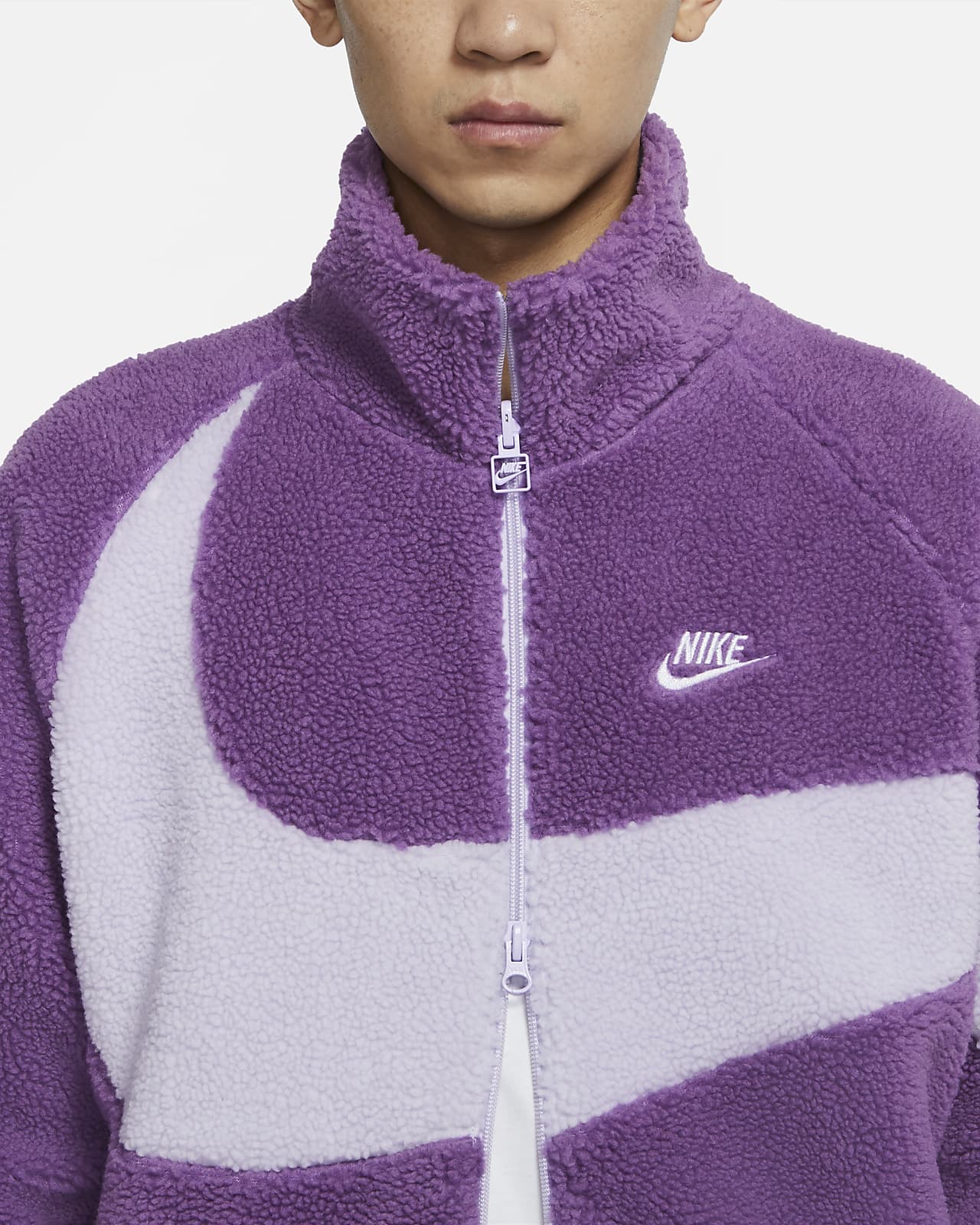 nike sportswear reversible swoosh full zip jacket