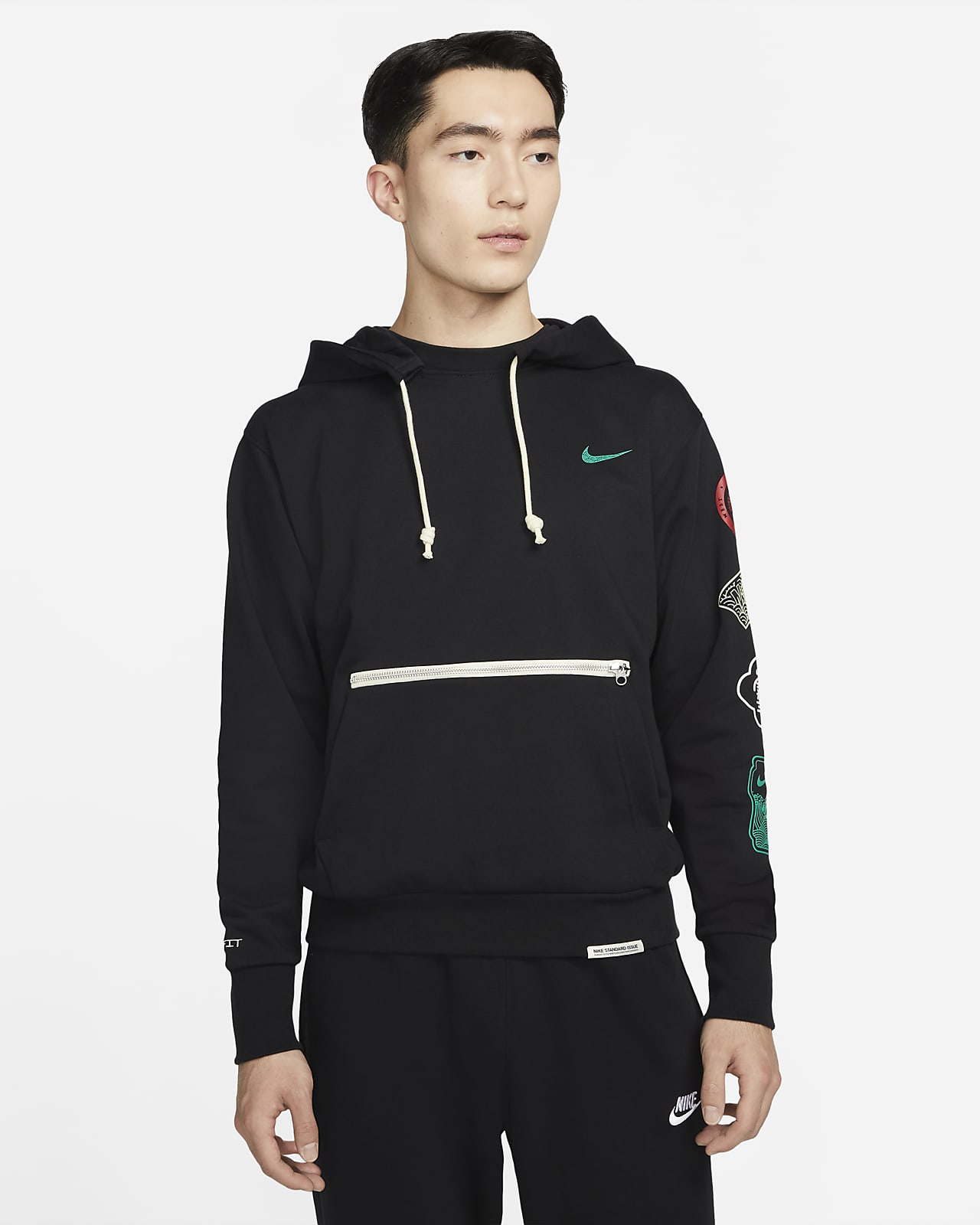 nike pullover with zipper