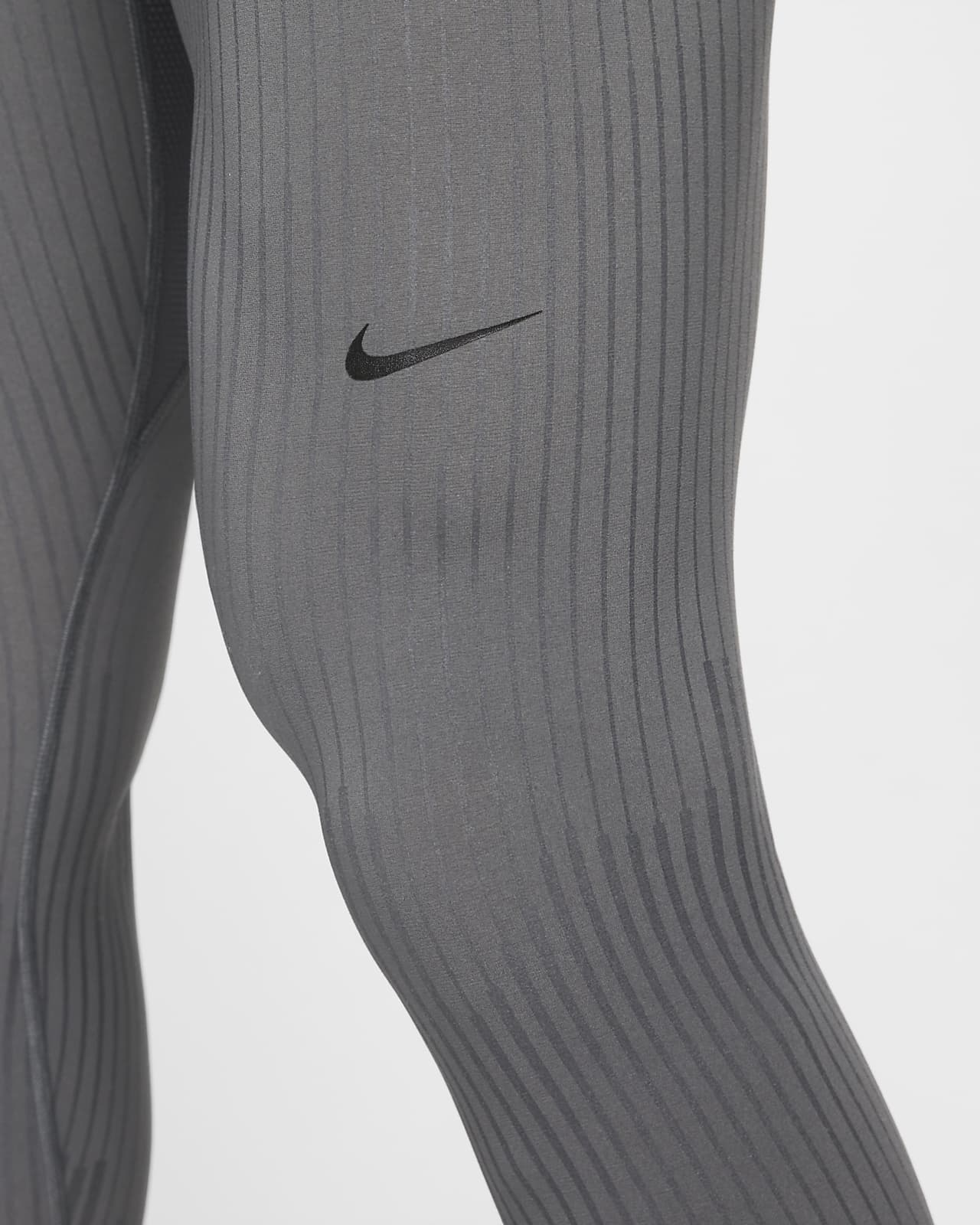 Men's Nike Element Thermal Running Tights Black/Silver Size Large