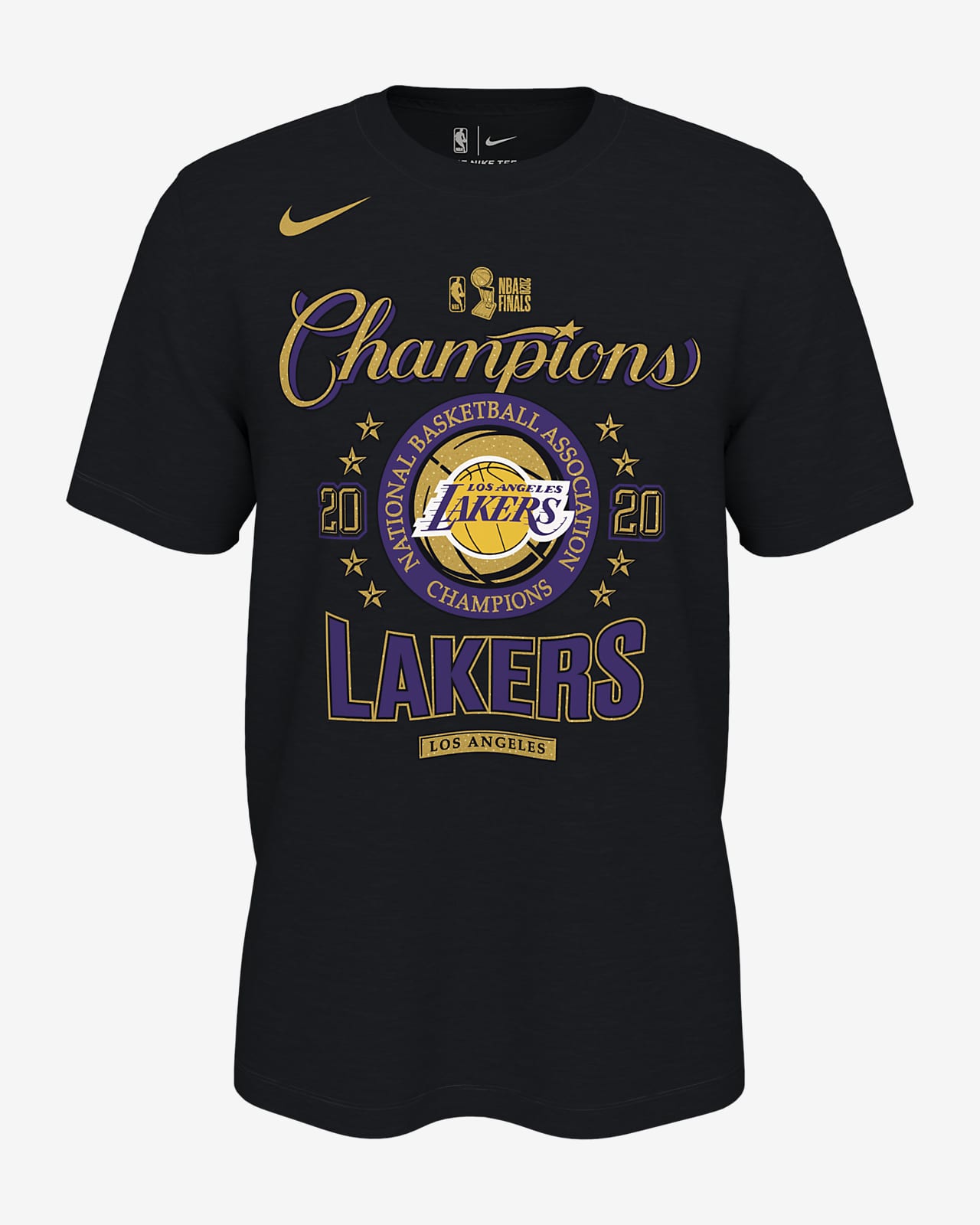 Los Angeles Lakers Champions Nike NBA Locker Room T-Shirt ...