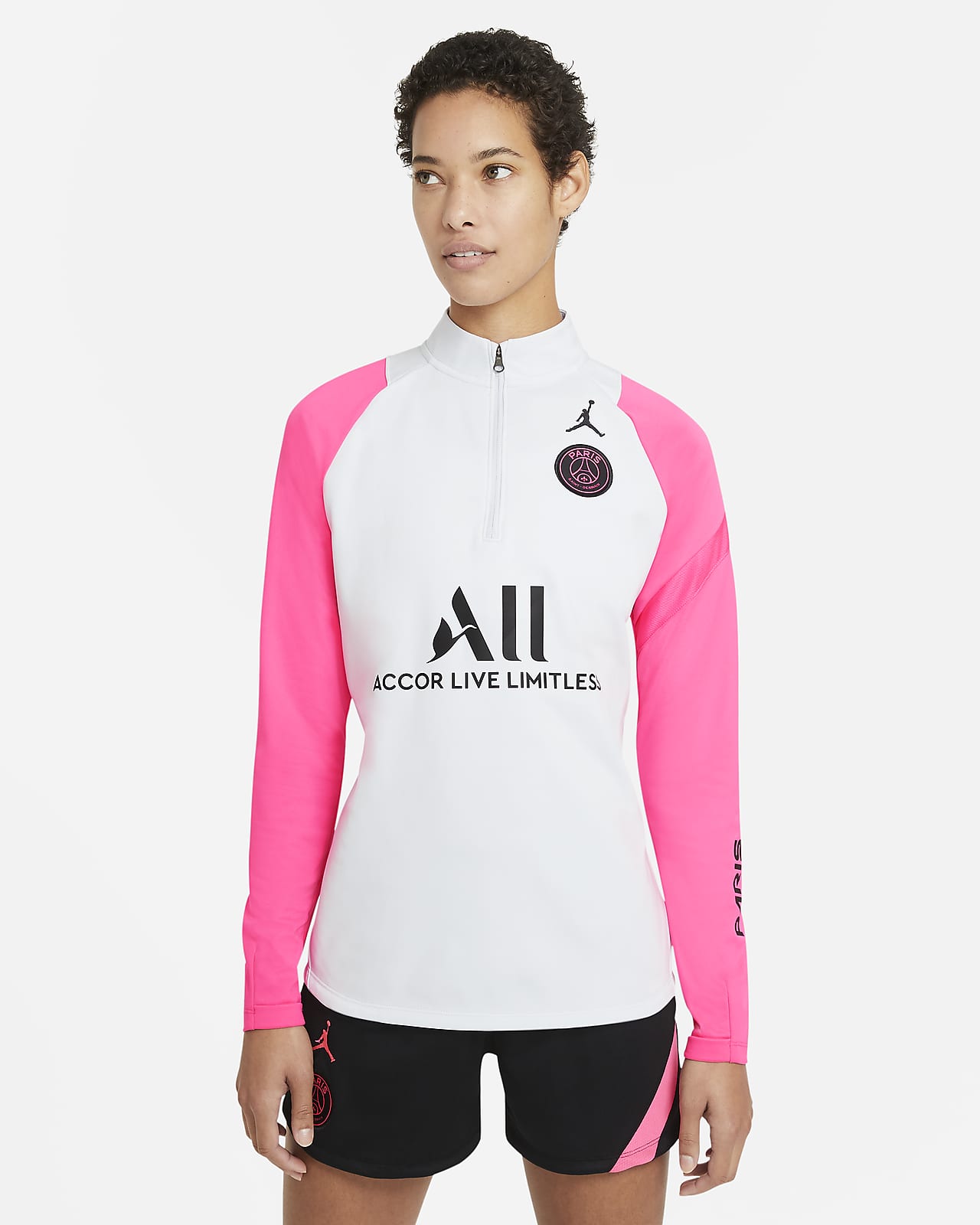 psg pink drill top