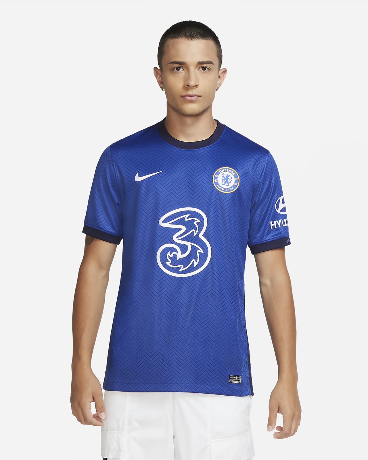 Camiseta de fútbol de local para hombre Stadium del Chelsea FC 2020/21. Nike .com