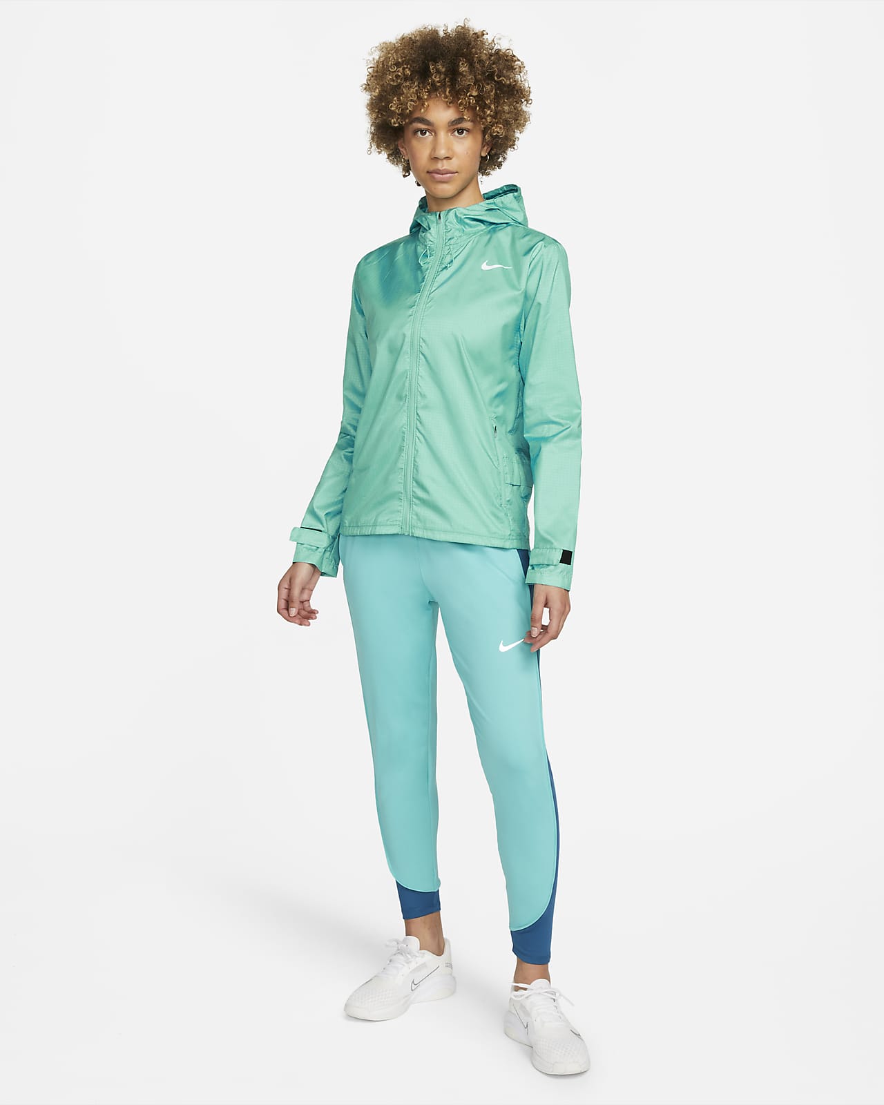 teal nike jacket womens