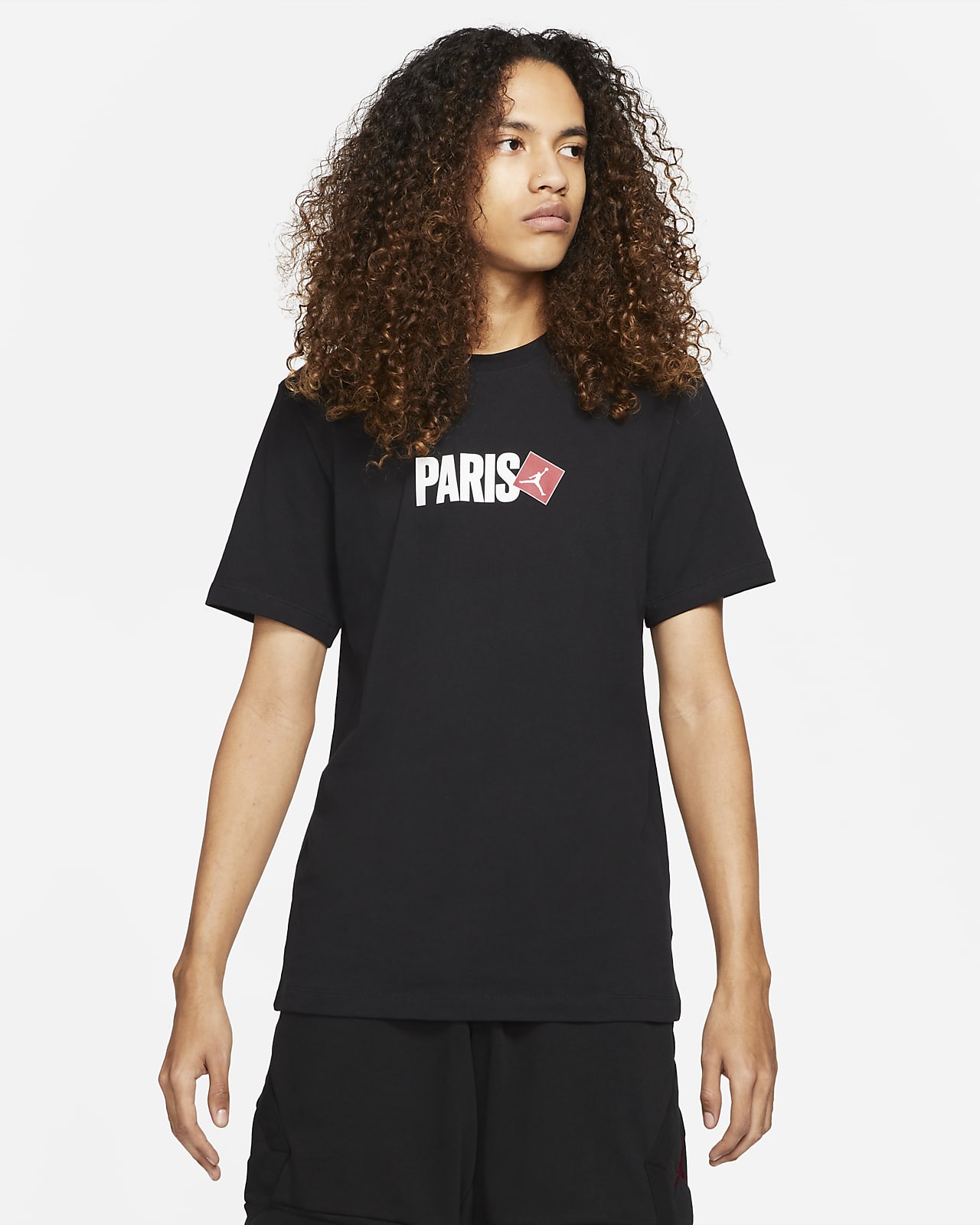 Jordan Paris Kurzarm-T-Shirt für Herren. Nike BE
