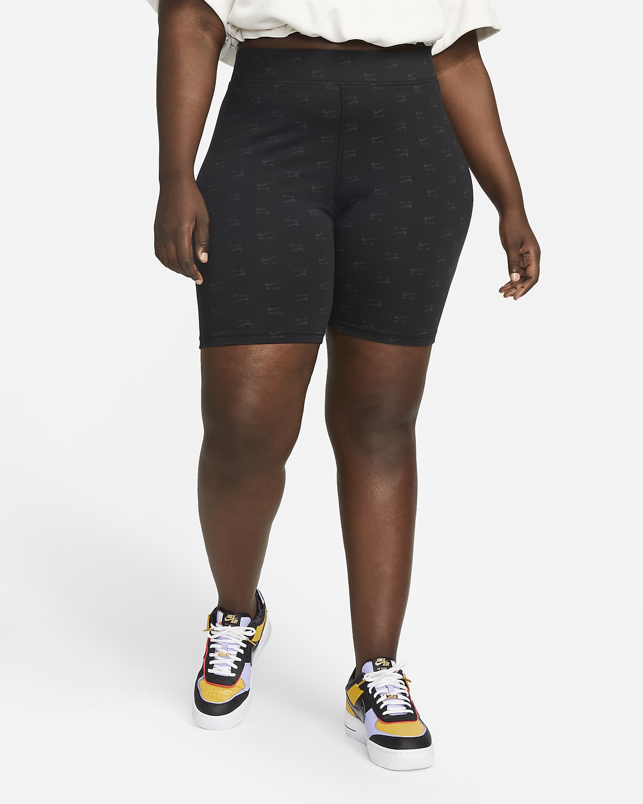 Nike Air Bikeshorts met hoge taille voor dames (Plus Size). Nike BE