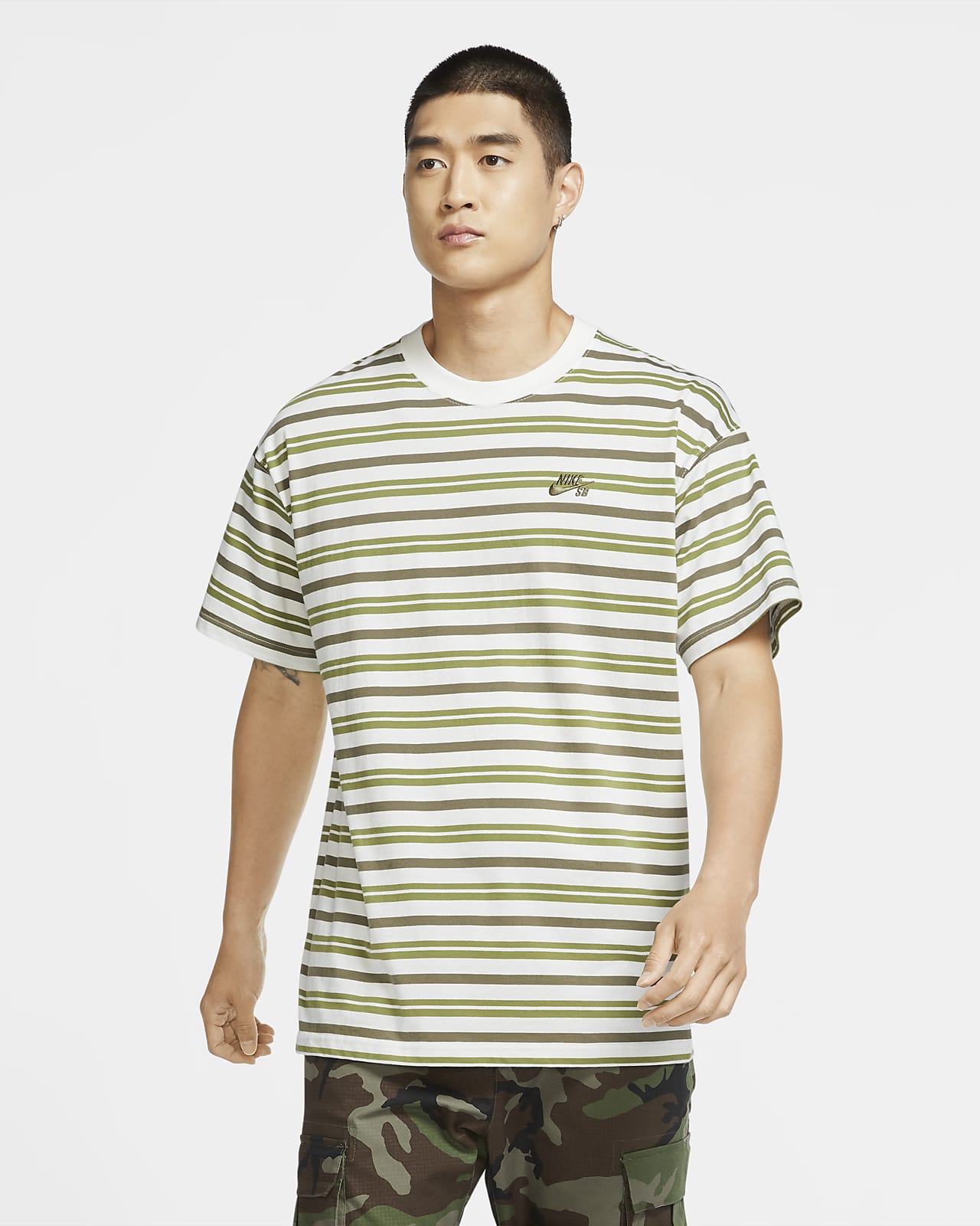 Nike SB Men's Striped Skate T-Shirt 