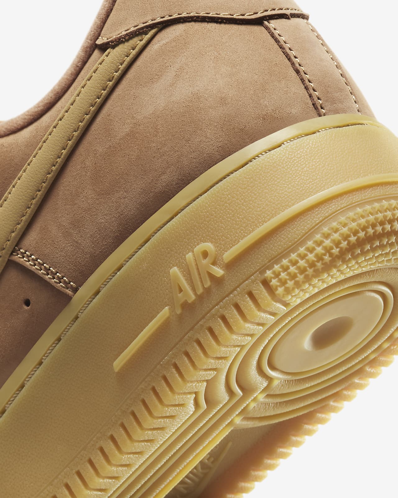 Nike Air Force 1 WB Flax Wheat Gum Brown On Feet Sneaker Review