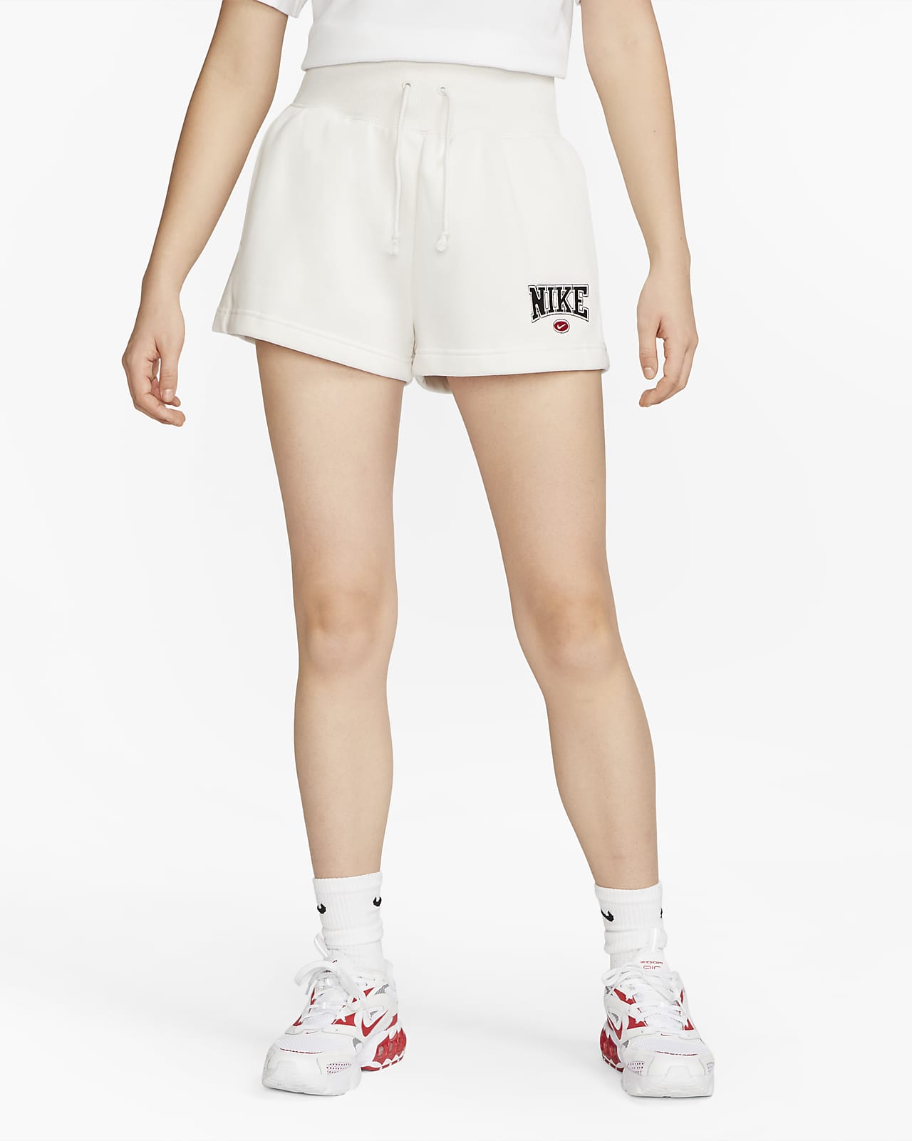 Nike Sportswear Phoenix Fleece Women's High-Waisted Shorts.