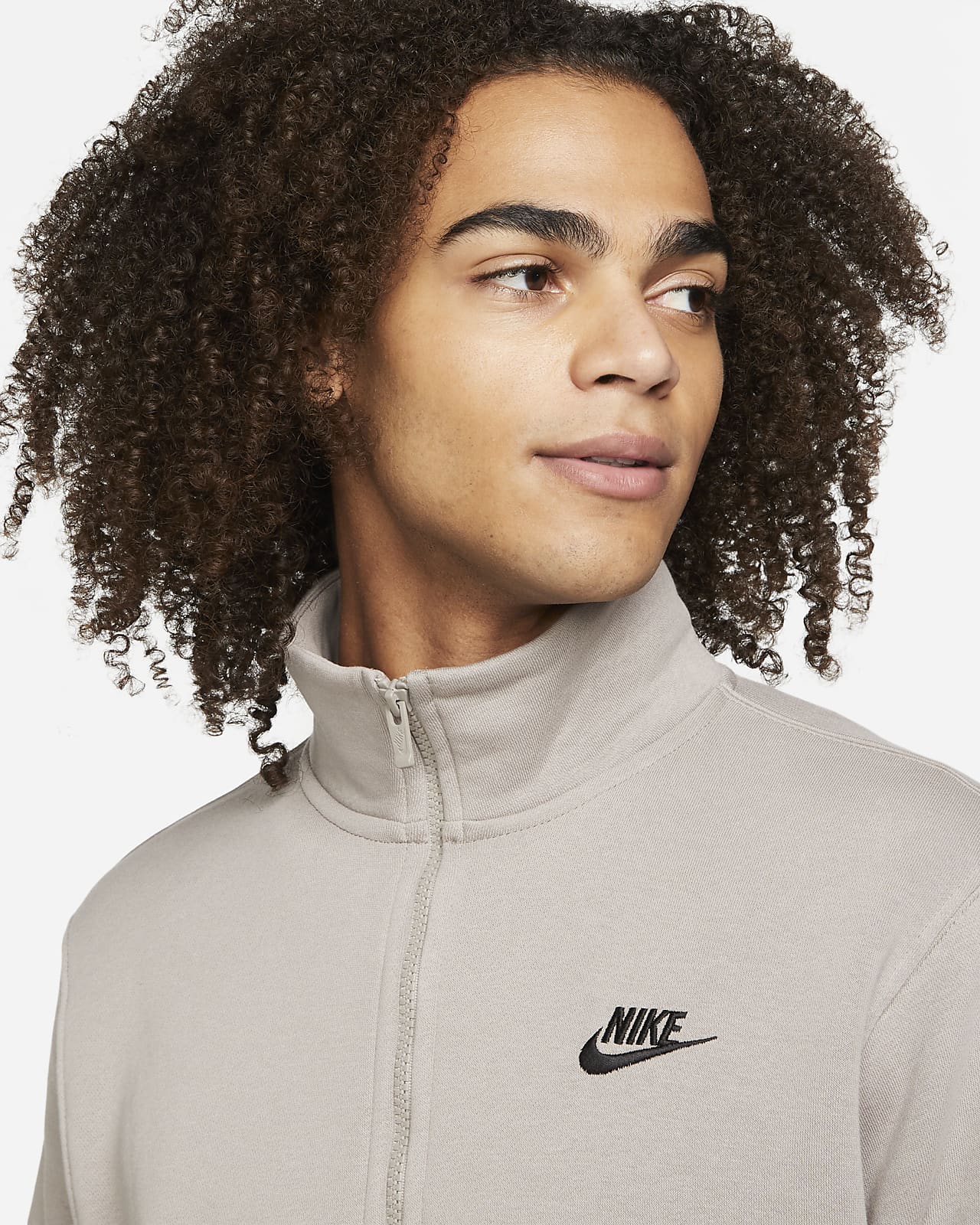 half zip top nike
