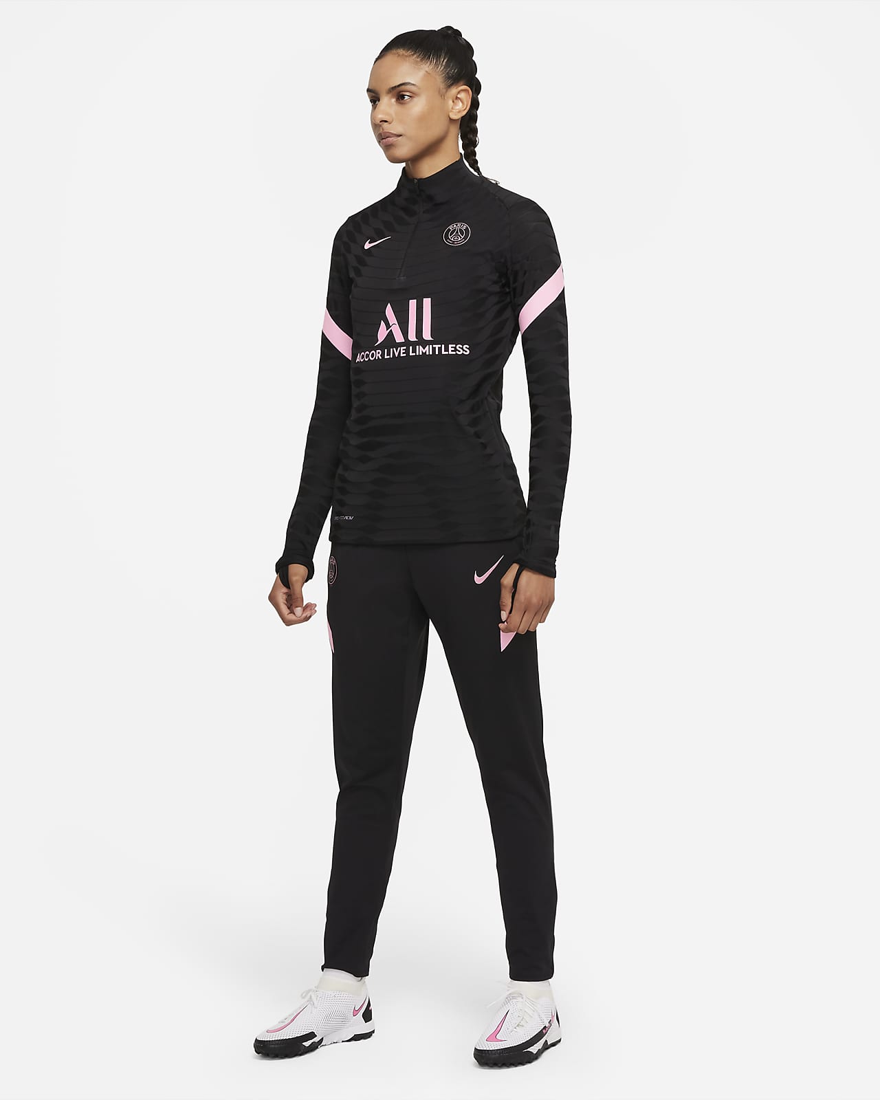Paris Saint-Germain Strike Elite Uit Nike Dri-FIT ADV voetbaltrainingstop voor dames Paris Saint-Germain Strike Elite Uit Nike Dri-FIT ADV voetbaltrainingstop voor dames