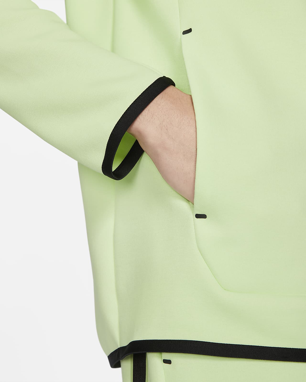 lime green nike tech