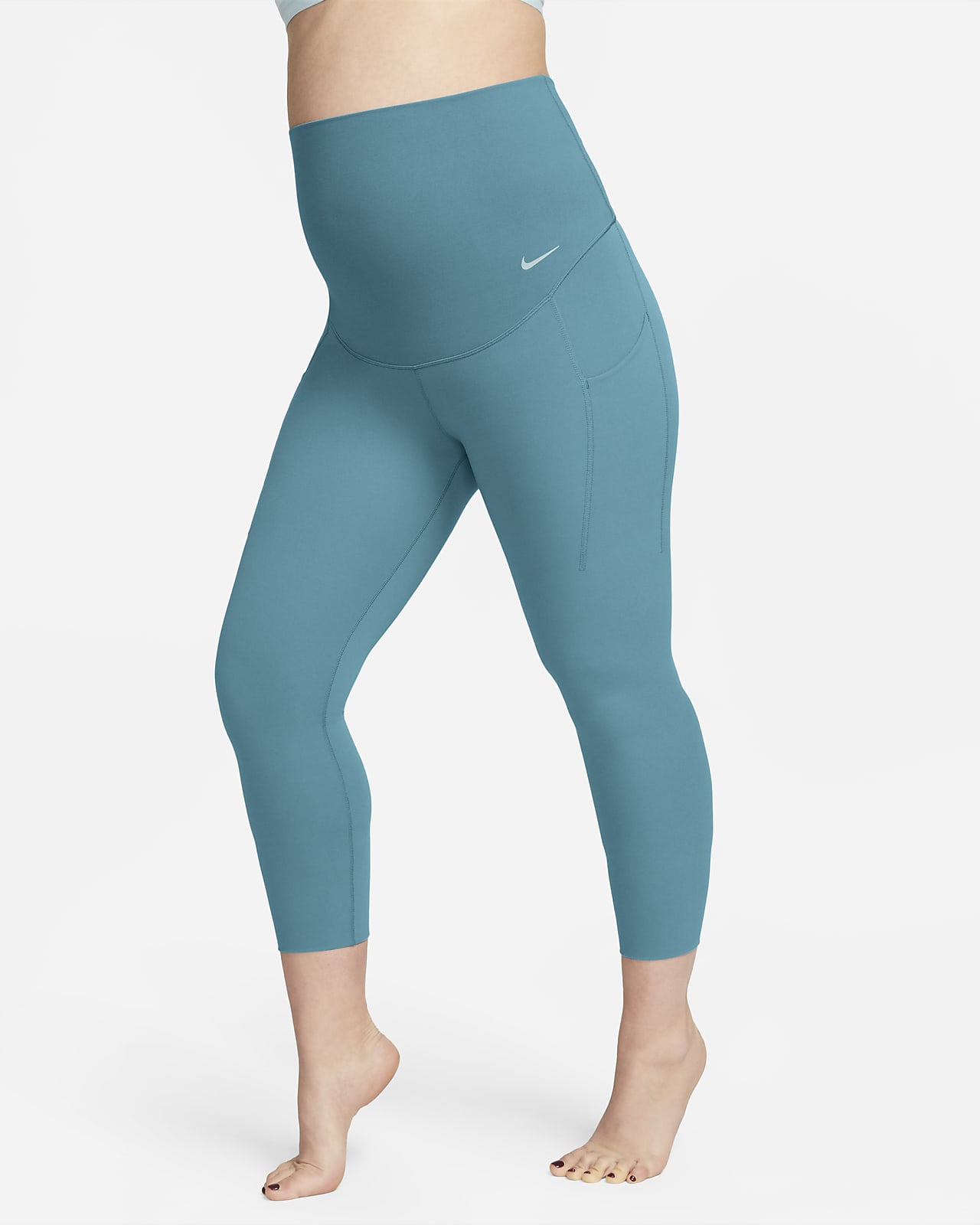 Nike Zenvy (M) Women's Gentle-Support High-Waisted 7/8 Leggings with Pockets  (Maternity). Nike CA