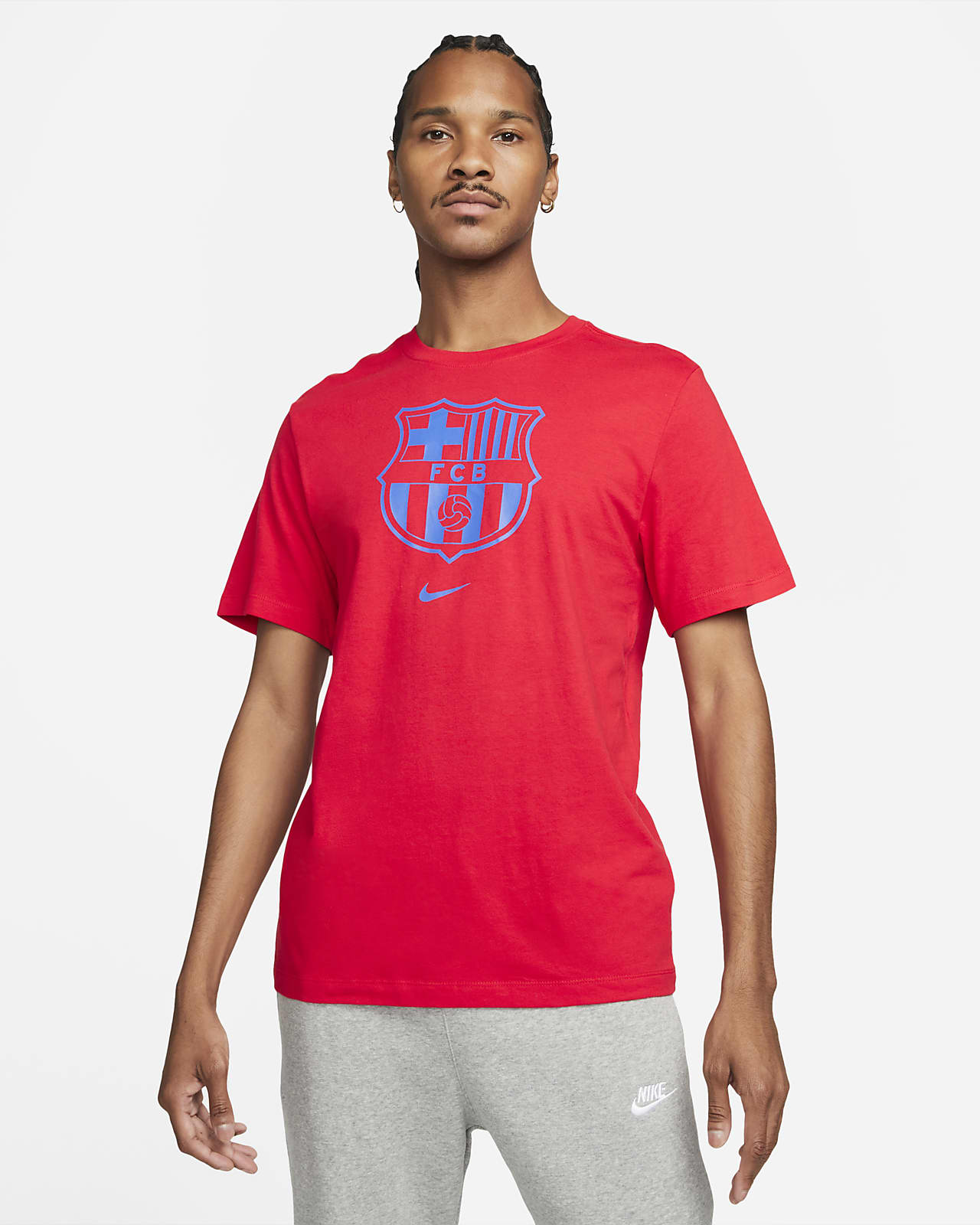 It's cheap Thorns at least FC Barcelona Crest Men's Soccer T-Shirt. Nike.com
