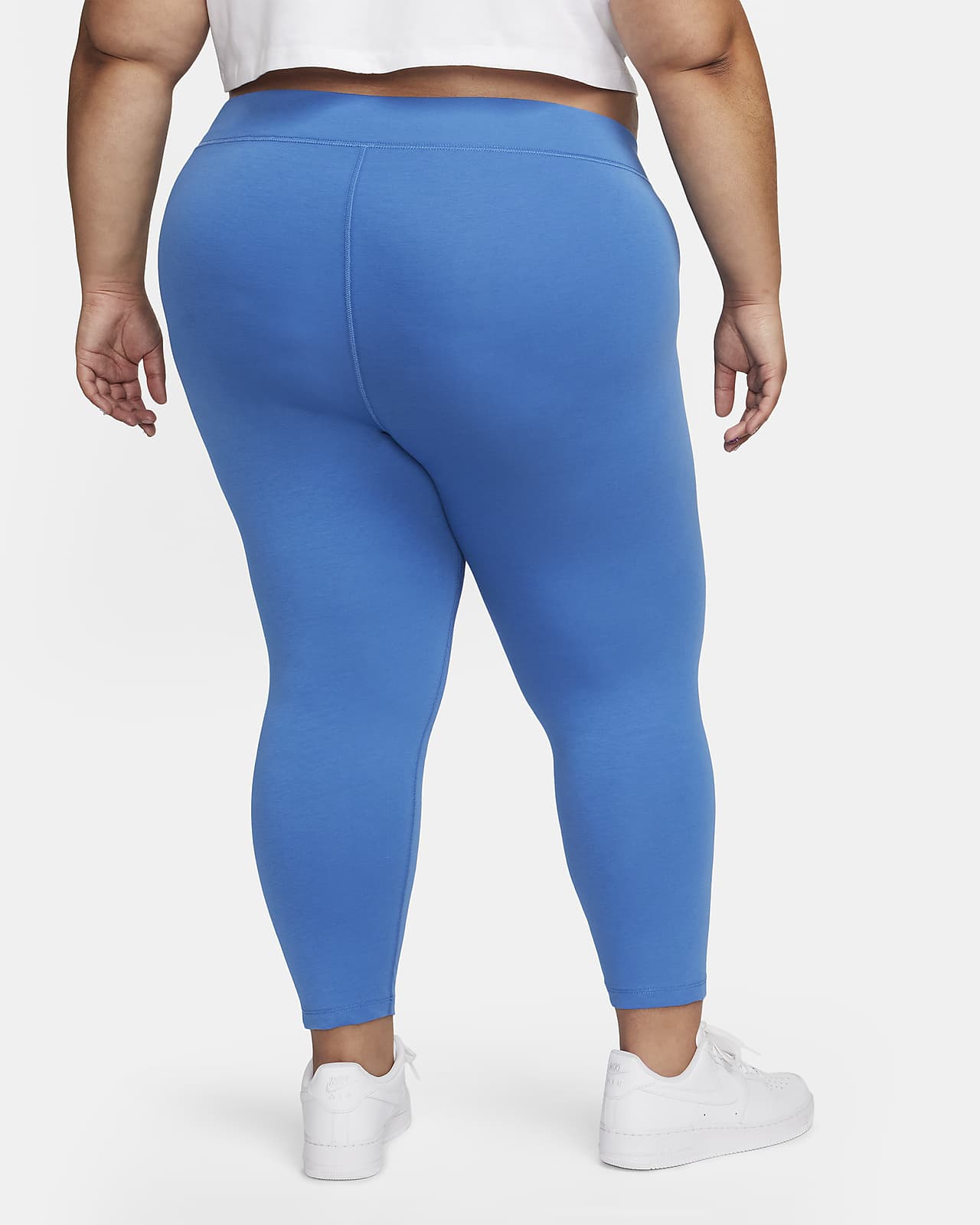 Nike Women's Sportswear Essential High-Waisted Graphic Leggings (Plus Size)  in Pink - ShopStyle