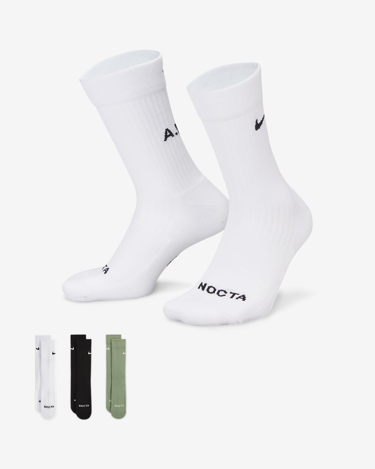 NOCTA Crew Socks (3 Pairs)