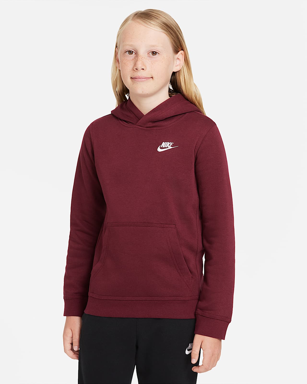Felpa pullover con cappuccio Nike Sportswear Club - Ragazzi. Nike IT