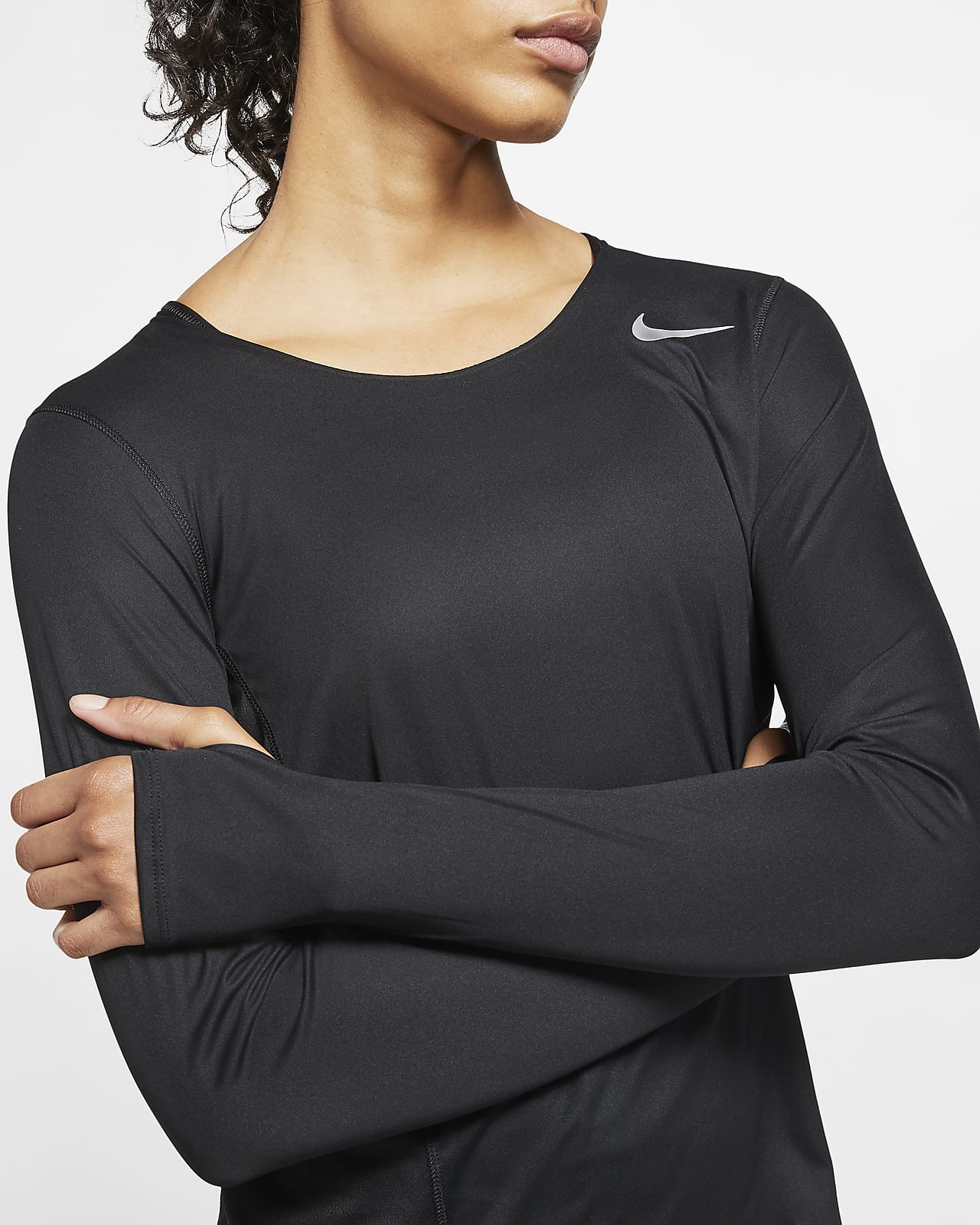 women's nike long sleeve running top