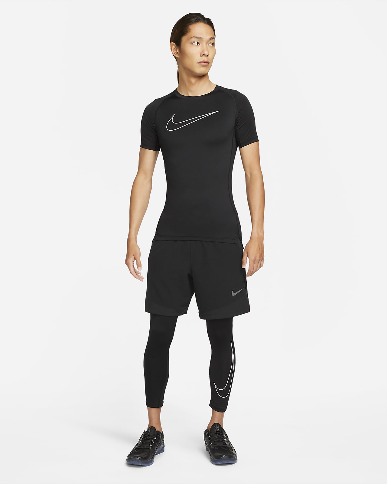 冬バーゲン☆】 Nike Pro Dry-fit ショートスリーブTシャツ ３着セット