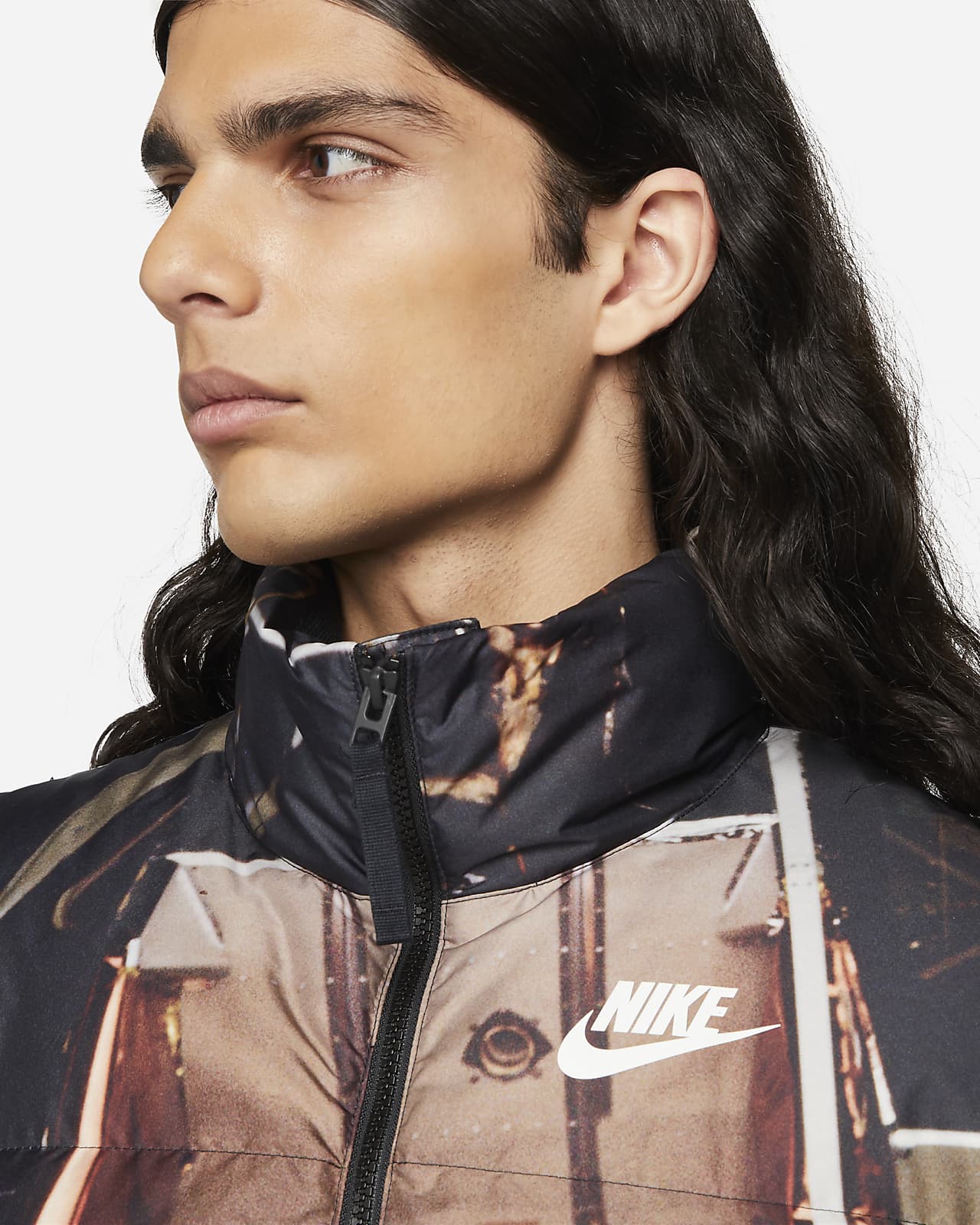 Nike Sportswear Therma-FIT Zero Gravity Bodywarmer van dons voor heren. Nike  BE