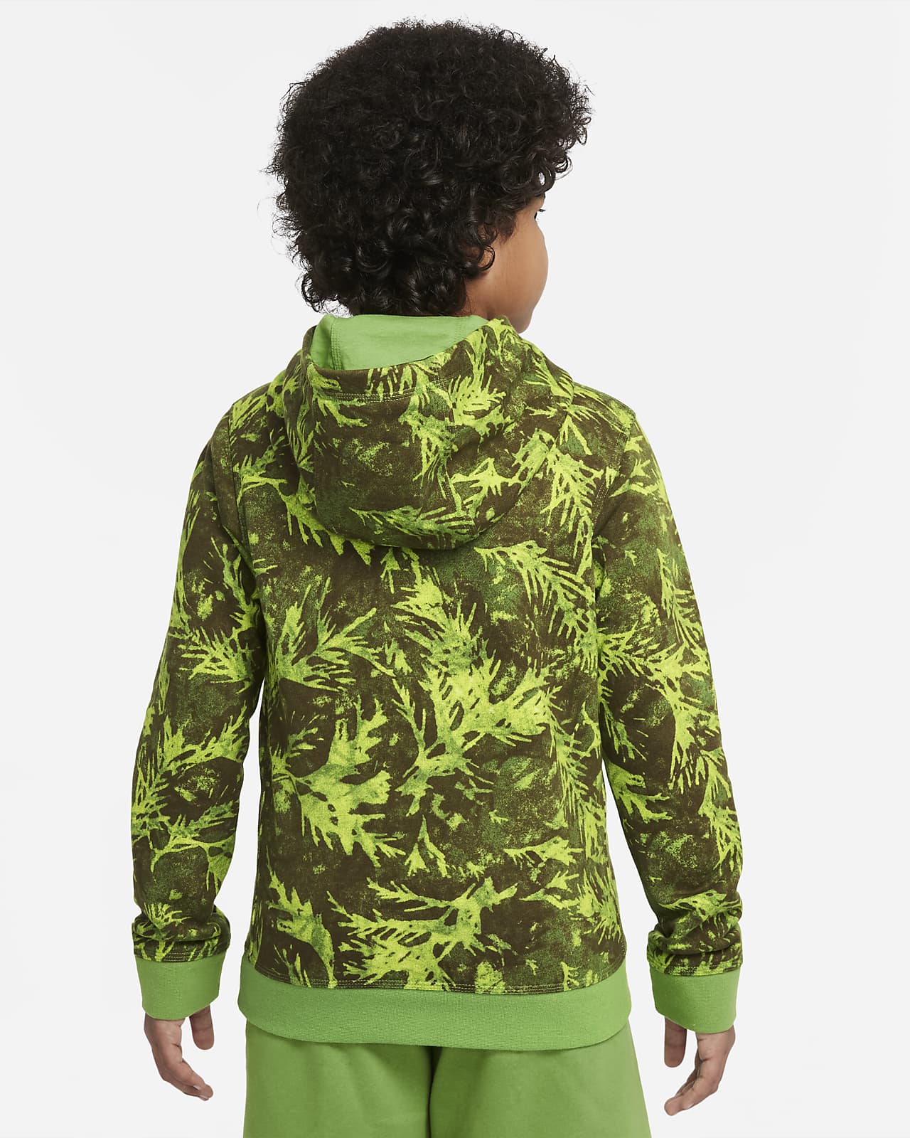 Printed French Terry Hoodie. Nike GB